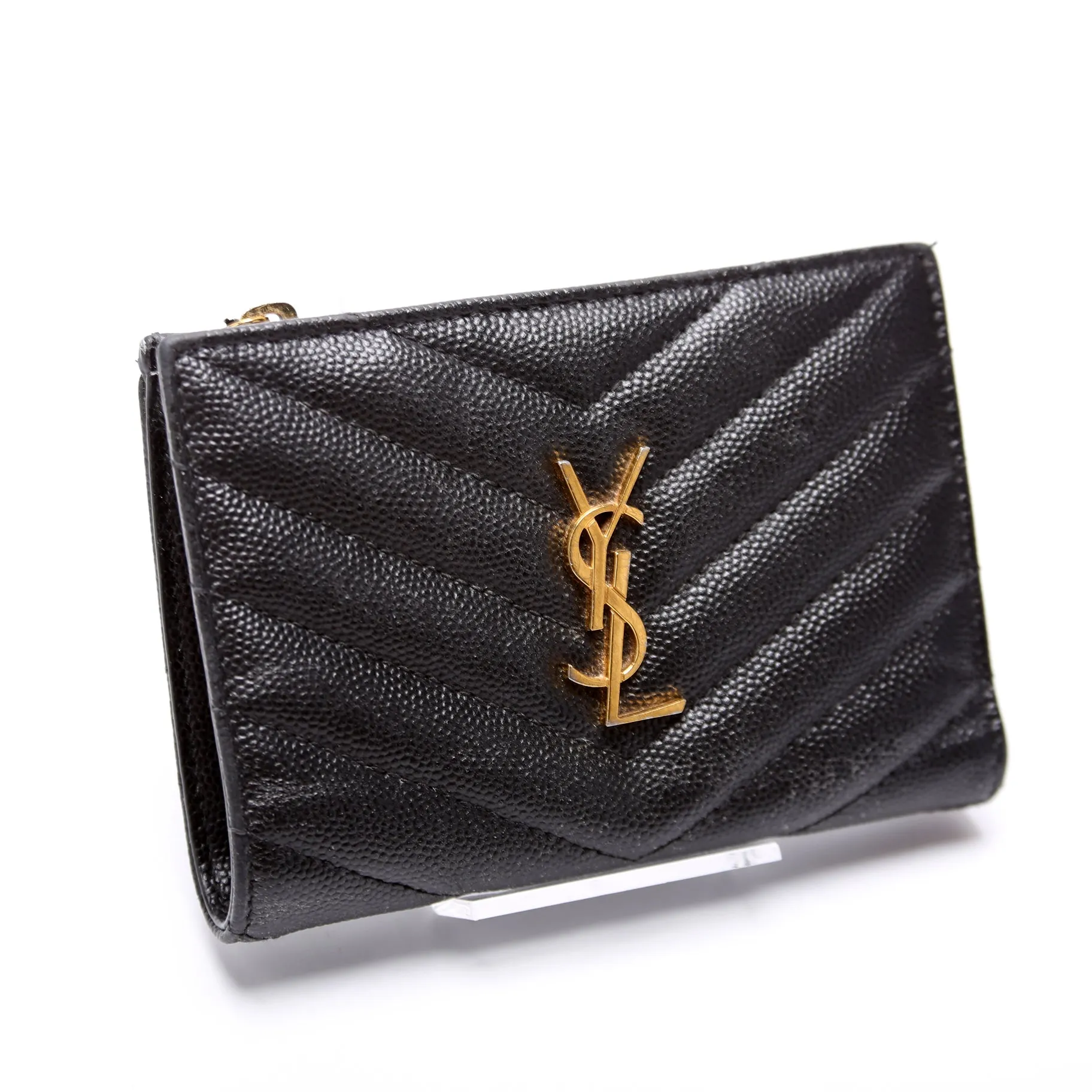 575974 Cassandre Fragments Zipped Bi-Fold Wallet