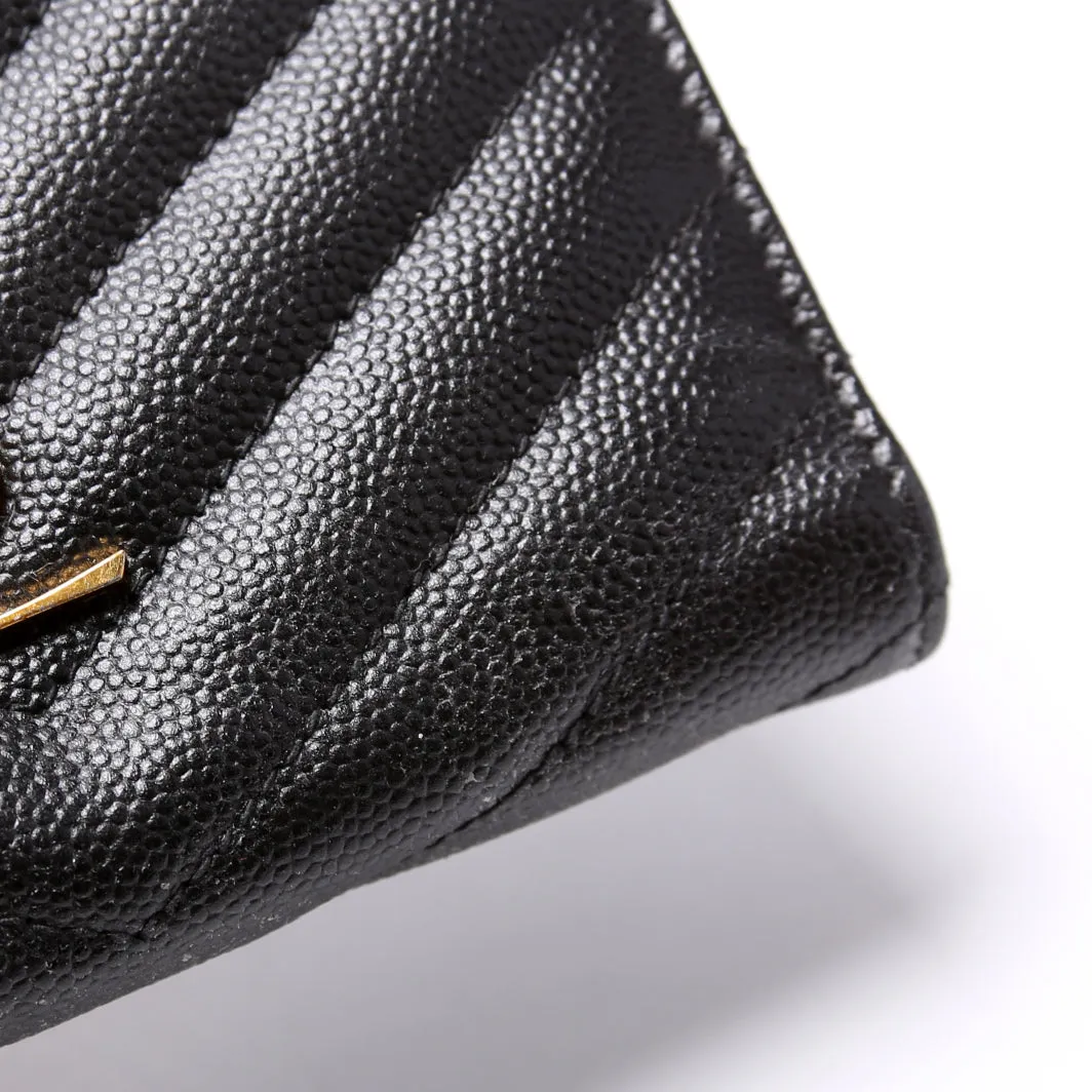 575974 Cassandre Fragments Zipped Bi-Fold Wallet