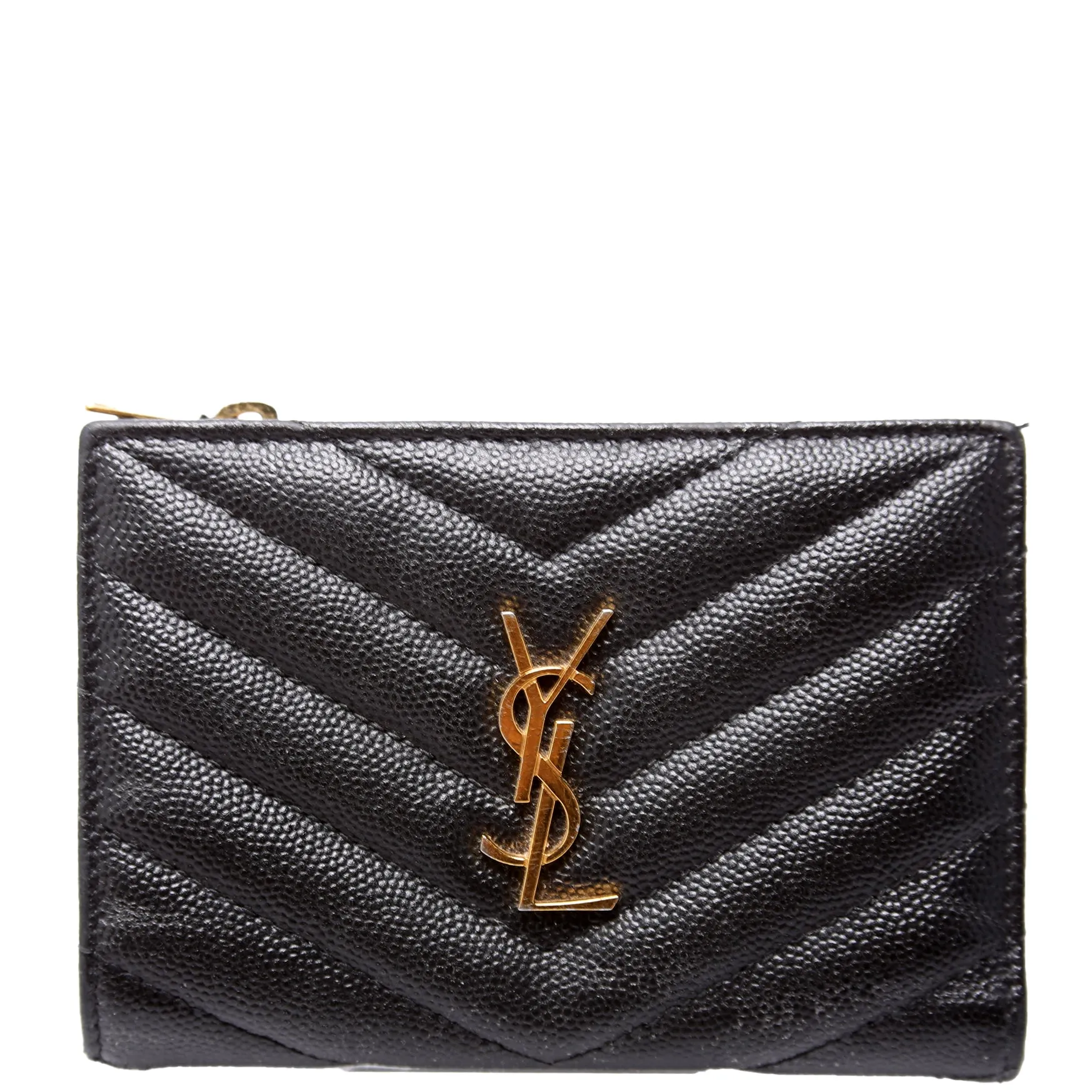 575974 Cassandre Fragments Zipped Bi-Fold Wallet