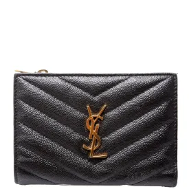575974 Cassandre Fragments Zipped Bi-Fold Wallet