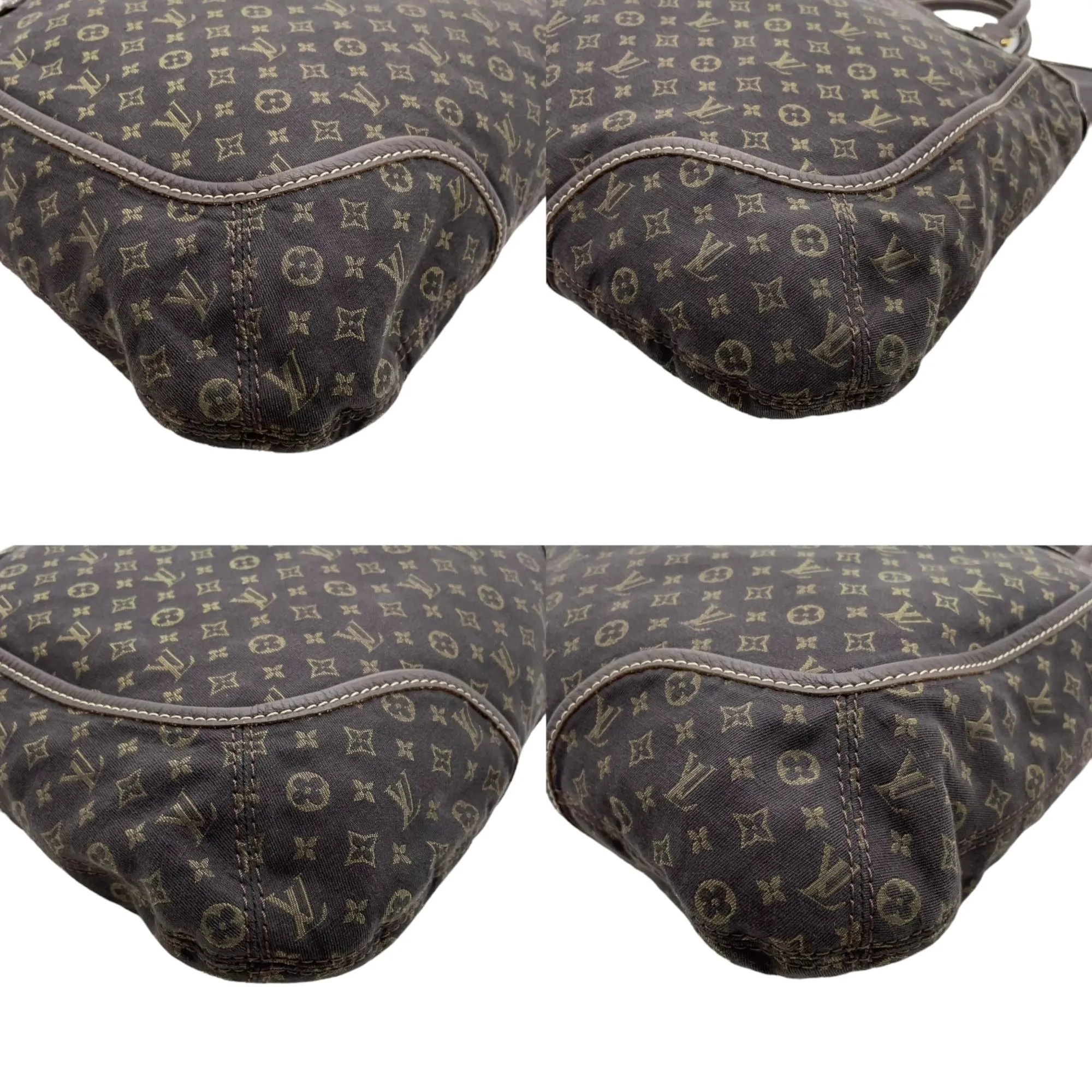 775511AM (S6) Louis Vuitton Crossbody Bag Busas Angour Brown Monogram Mini Lin