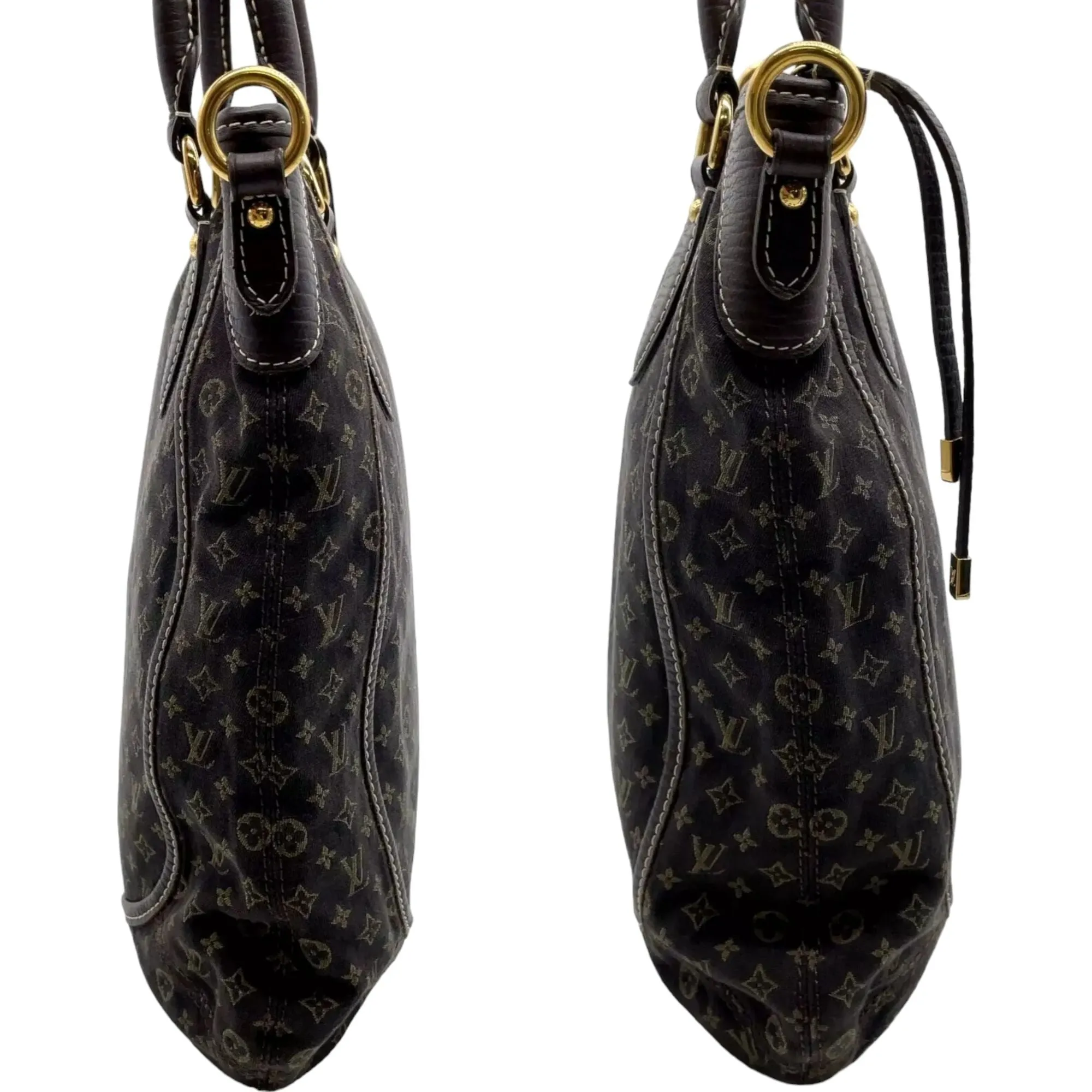 775511AM (S6) Louis Vuitton Crossbody Bag Busas Angour Brown Monogram Mini Lin