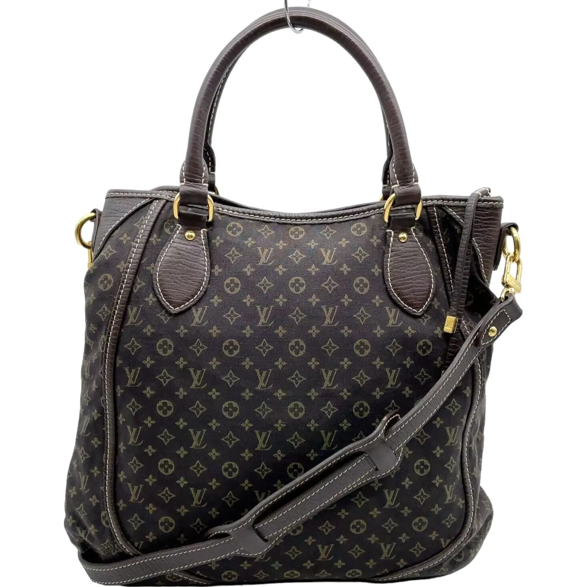 775511AM (S6) Louis Vuitton Crossbody Bag Busas Angour Brown Monogram Mini Lin