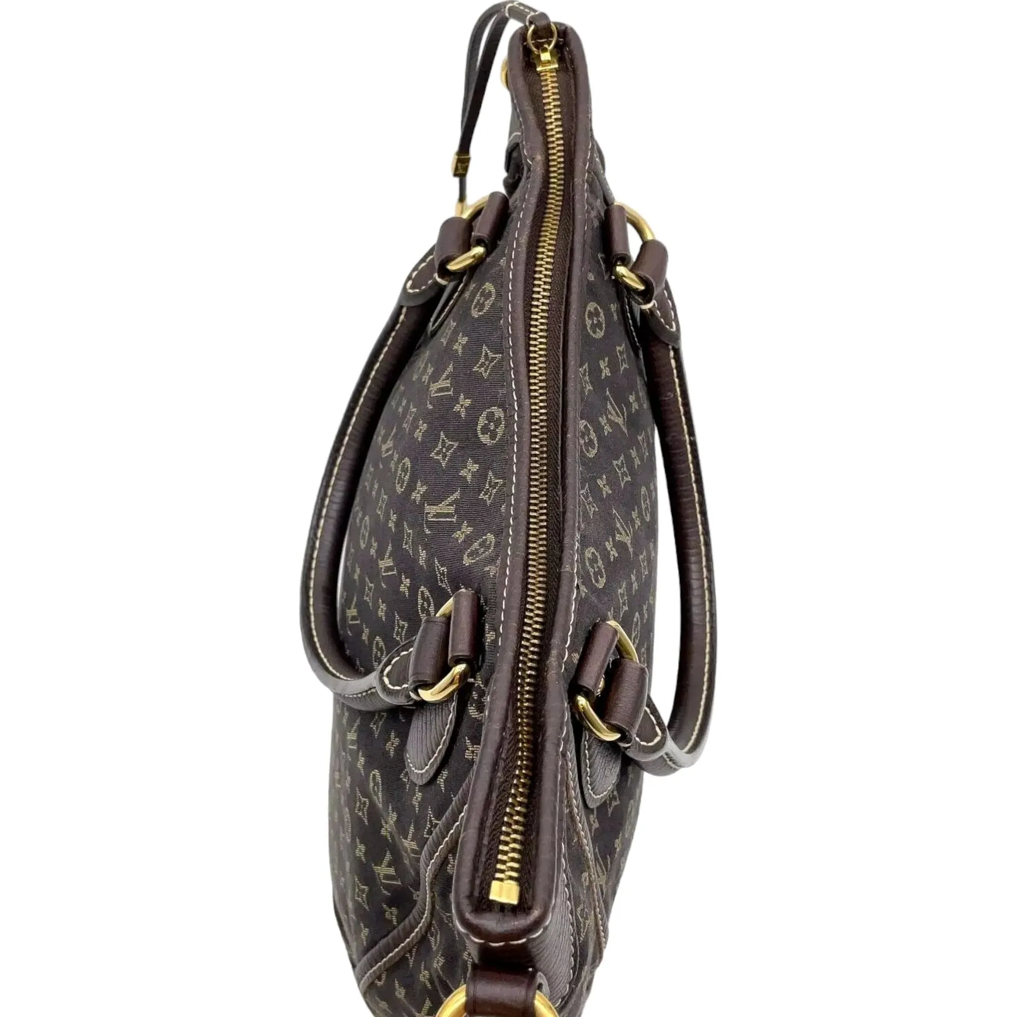 775511AM (S6) Louis Vuitton Crossbody Bag Busas Angour Brown Monogram Mini Lin