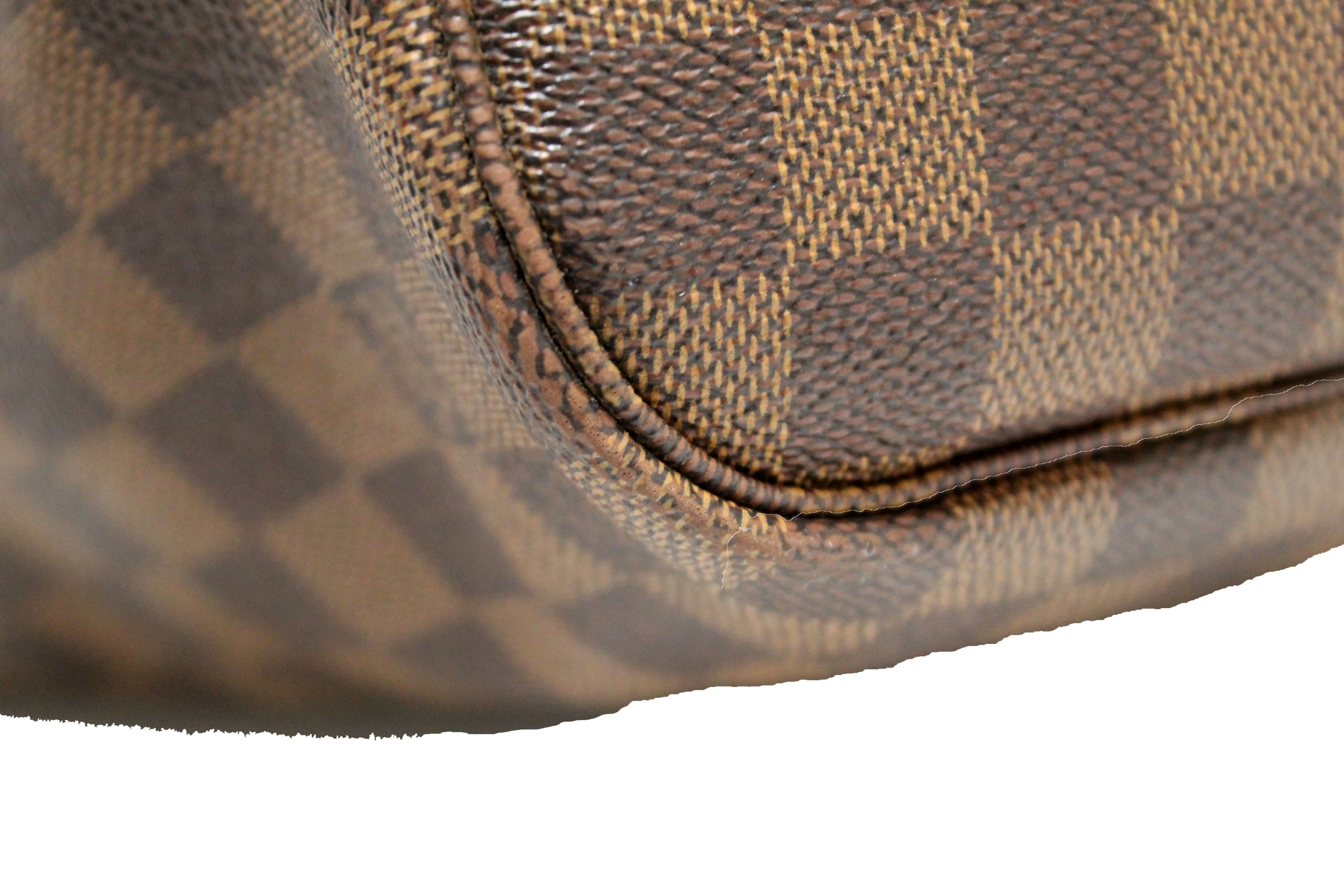 Authentic Louis Vuitton Damier Ebene Neverfull MM Shoulder Bag