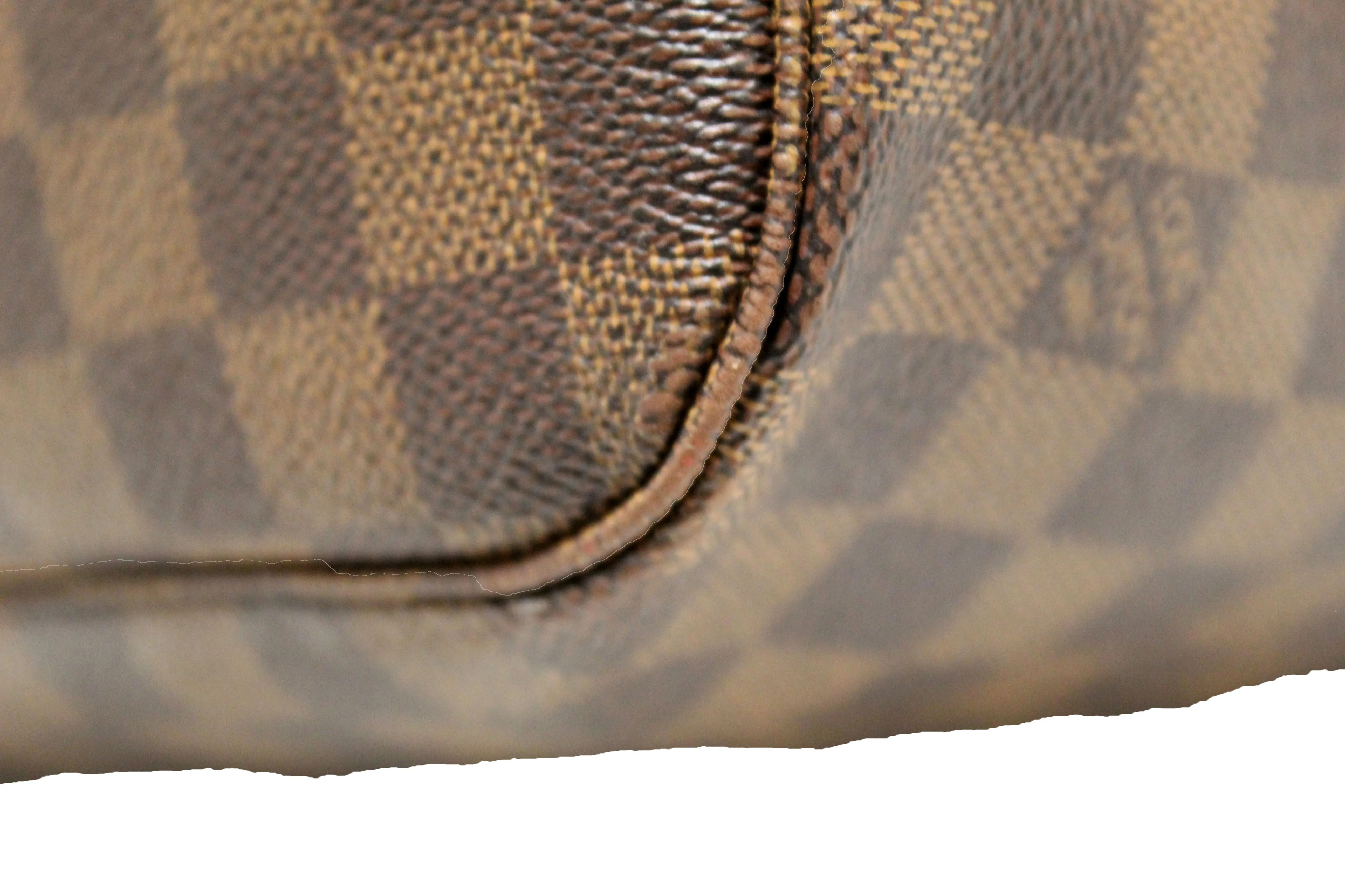 Authentic Louis Vuitton Damier Ebene Neverfull MM Shoulder Bag