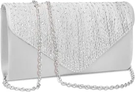 BBjinronjy Clutch Purses for Women Evening Bag Formal Rhinestone Handbags for Wedding Party Cocktail Prom Dinner