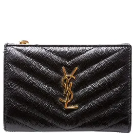 Cassandre Fragments Zipped Bi-Fold Wallet 575974
