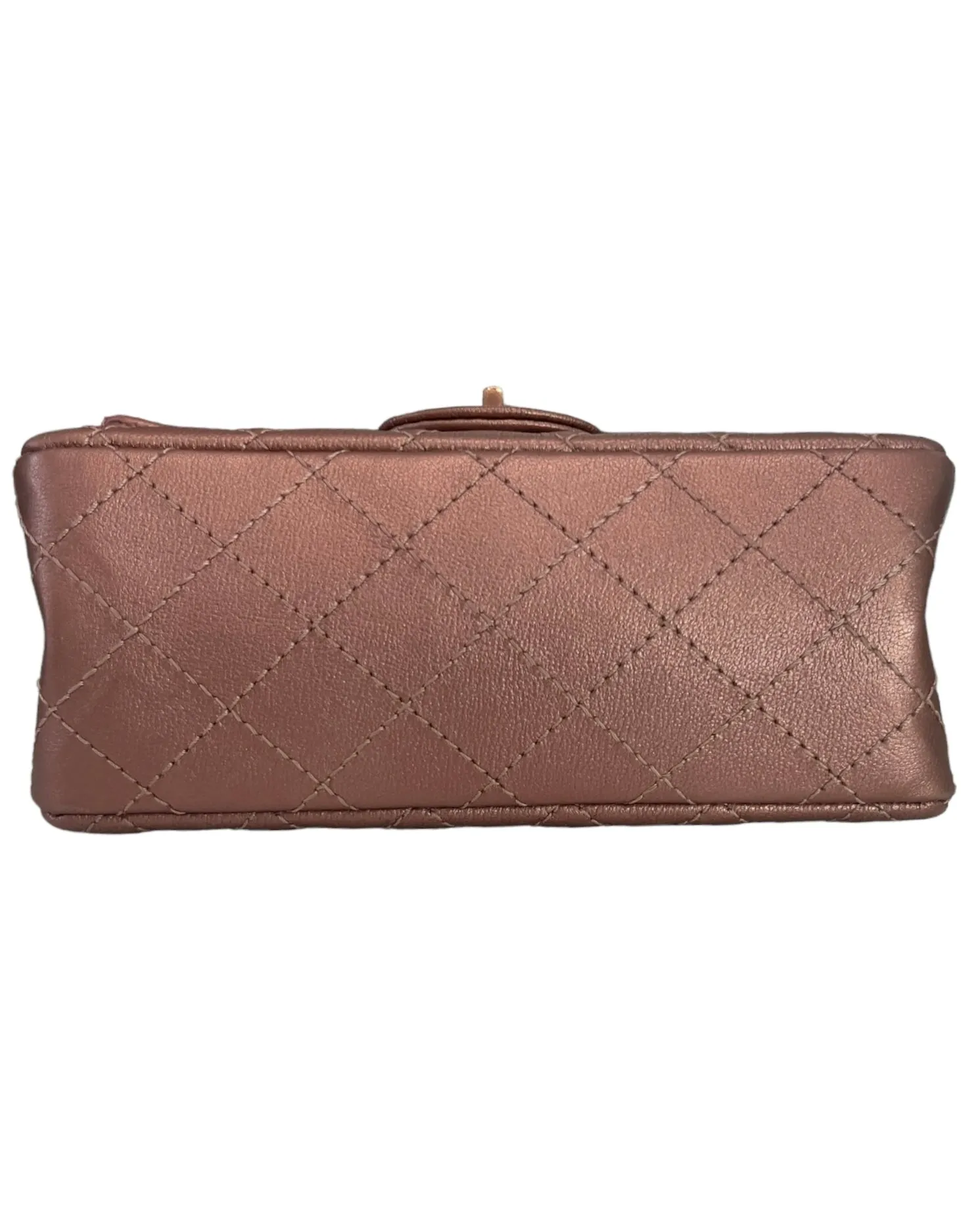Chanel 2.55 Reissue Mini 22C Rose Gold Calfskin, Pink/Rose Gold Hardware