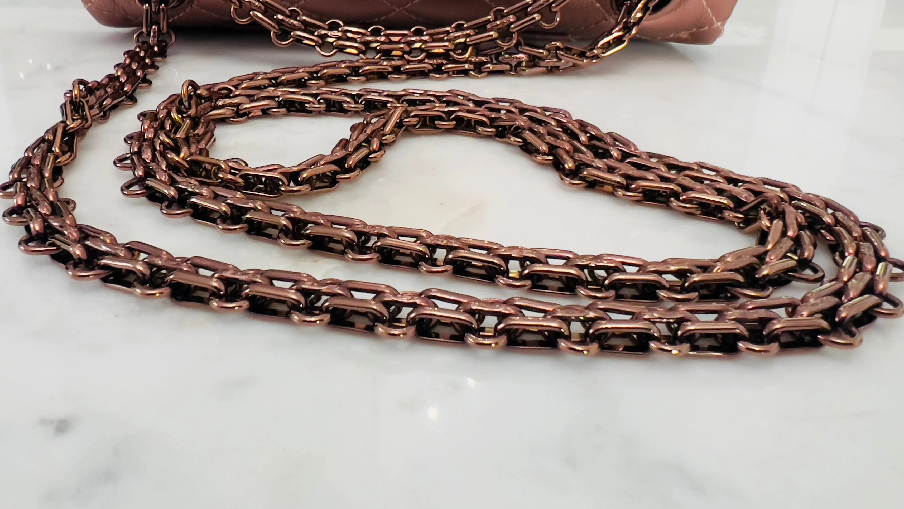 Chanel 2.55 Reissue Mini 22C Rose Gold Calfskin, Pink/Rose Gold Hardware
