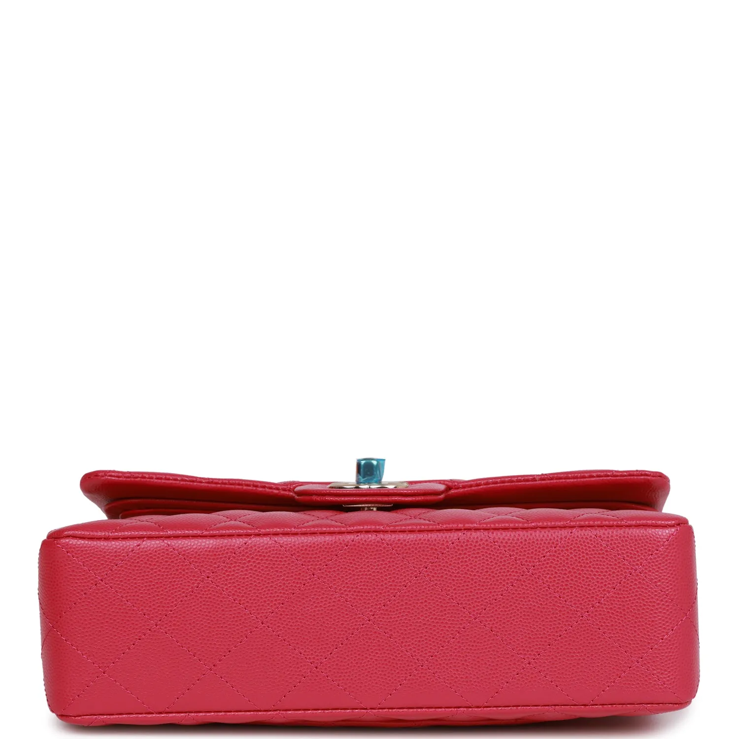 Chanel bag Small Classic Double Flap Fuchsia Caviar Light Gold Hardware