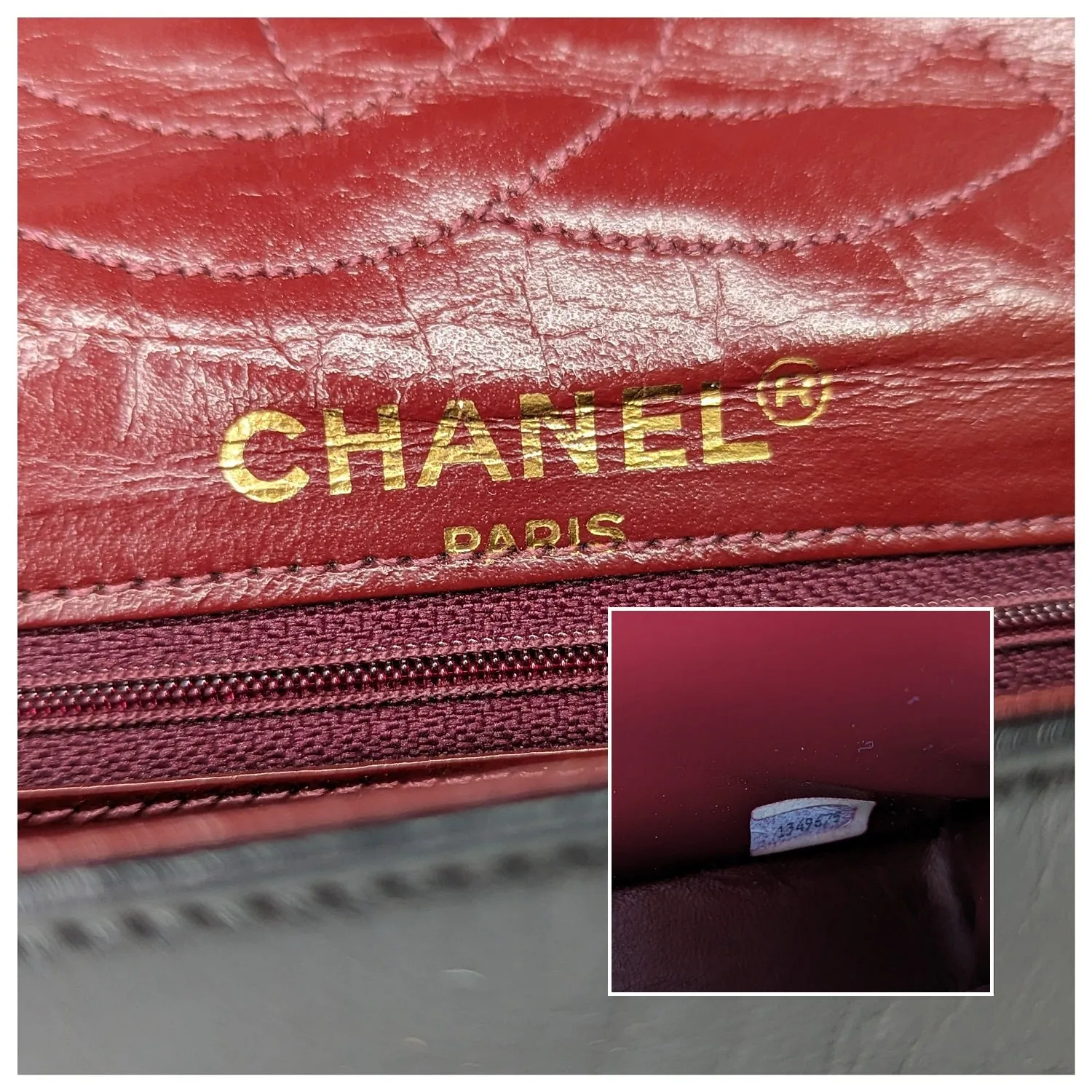 Chanel bag Vintage Black Coco Paris Double Flap Bag