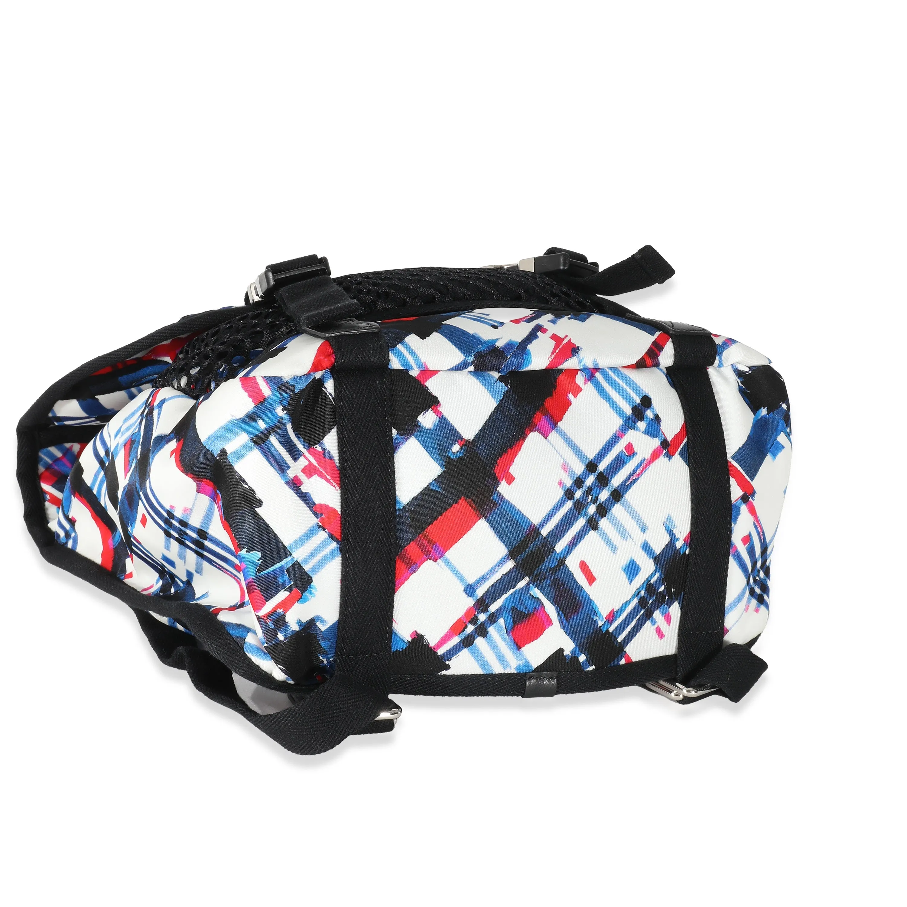CHANEL Blue White Red Nylon Airline Backpack