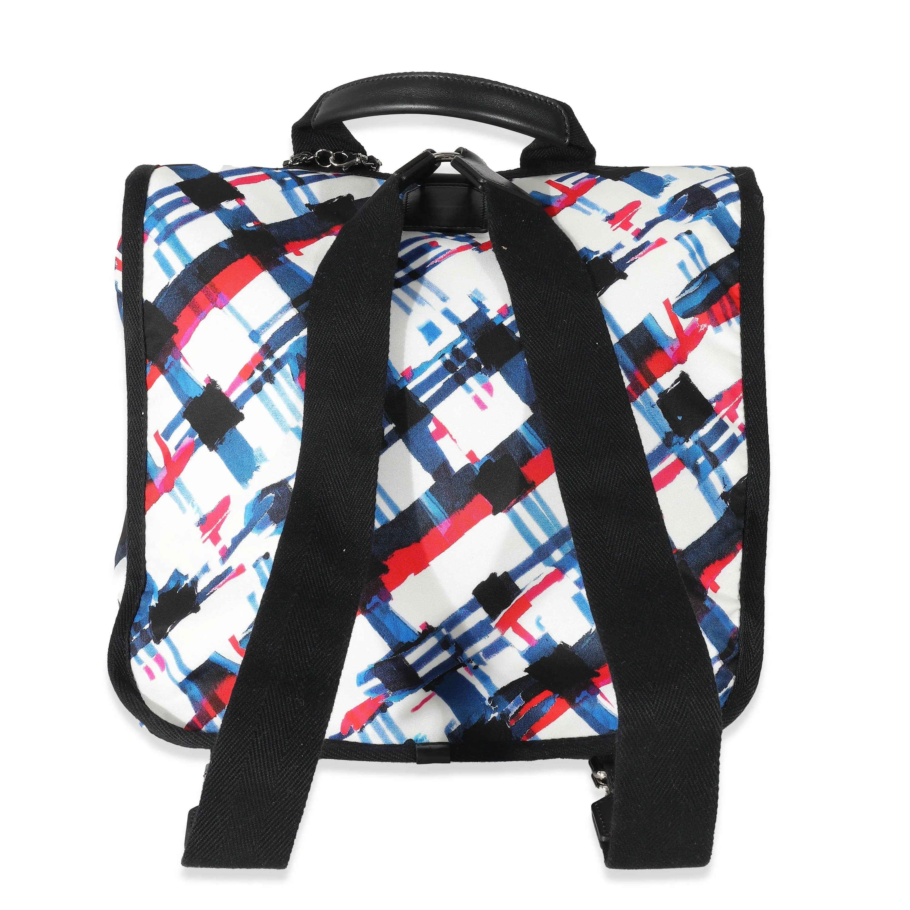 CHANEL Blue White Red Nylon Airline Backpack