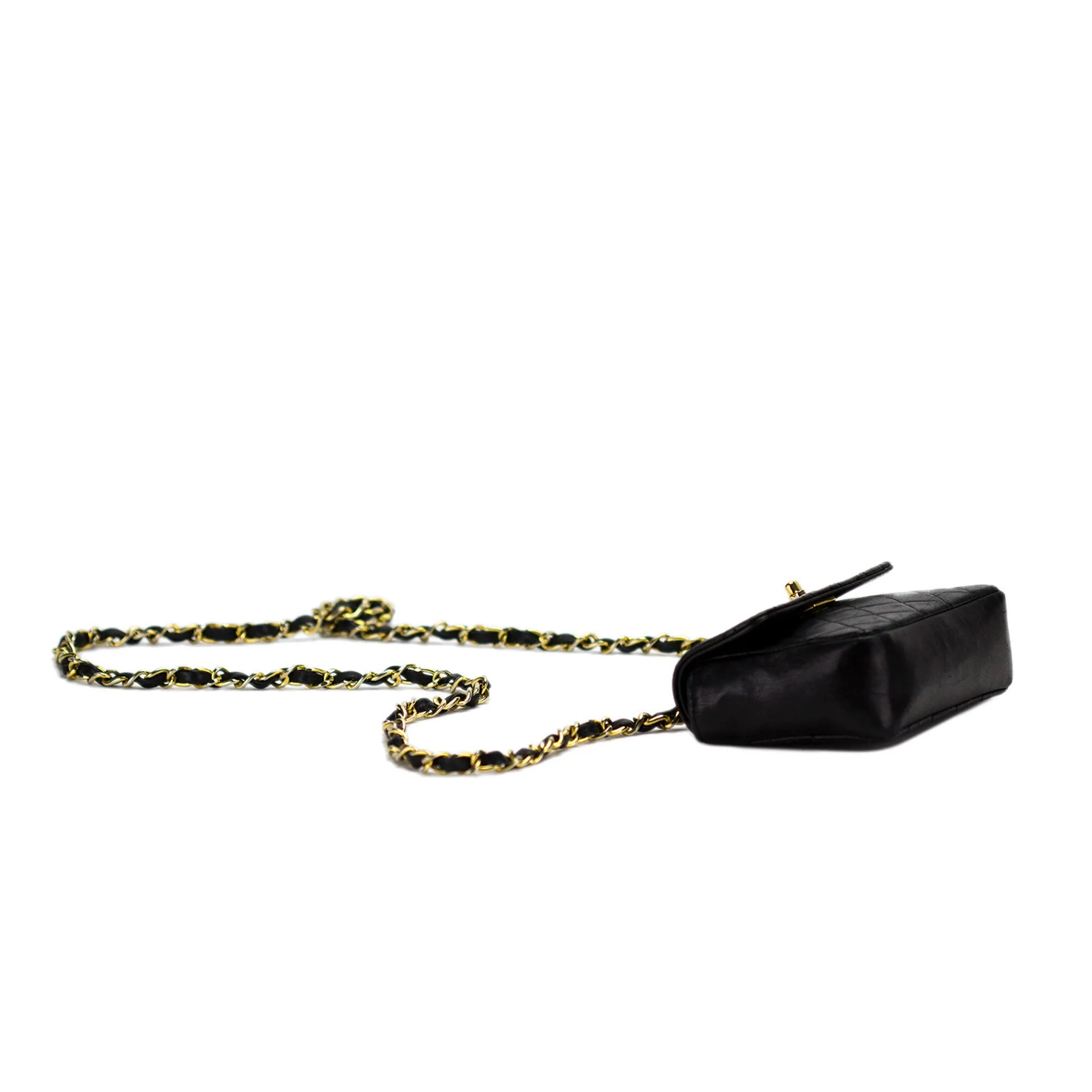 Chanel Mini Vintage Lambskin Crossbody Classic Flap Bag