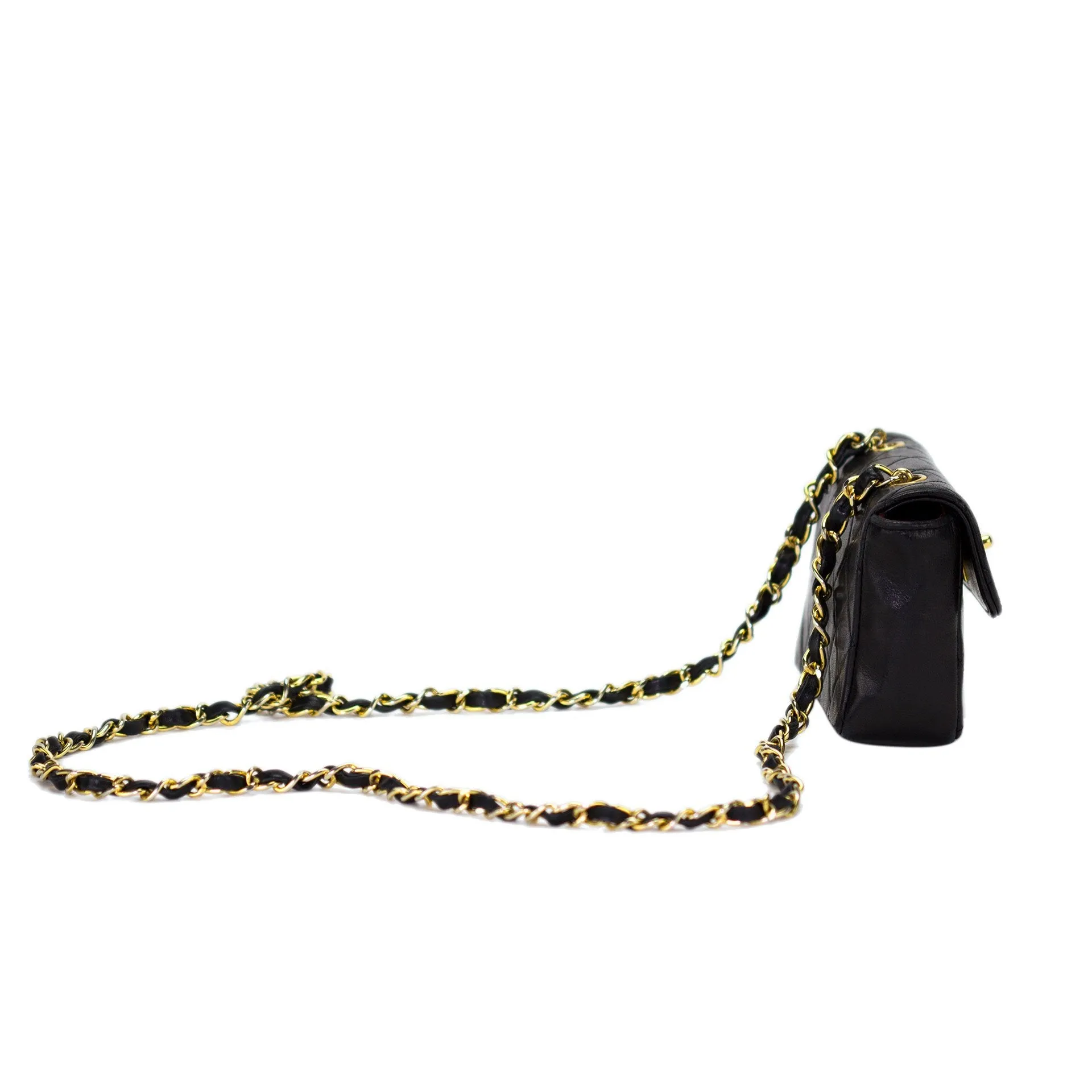 Chanel Mini Vintage Lambskin Crossbody Classic Flap Bag