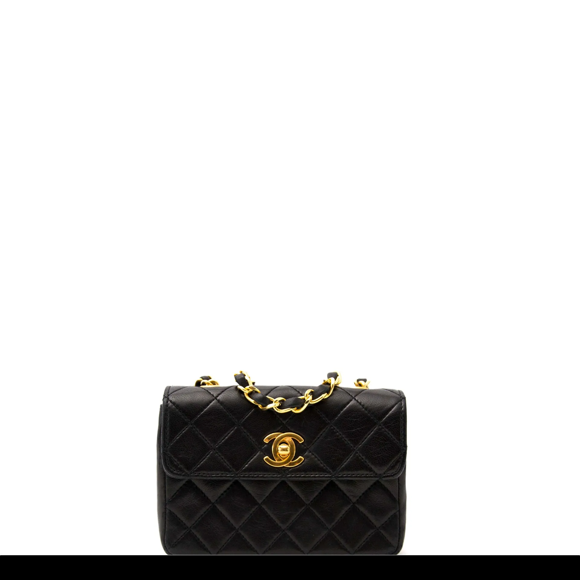 Chanel Mini Vintage Lambskin Crossbody Classic Flap Bag