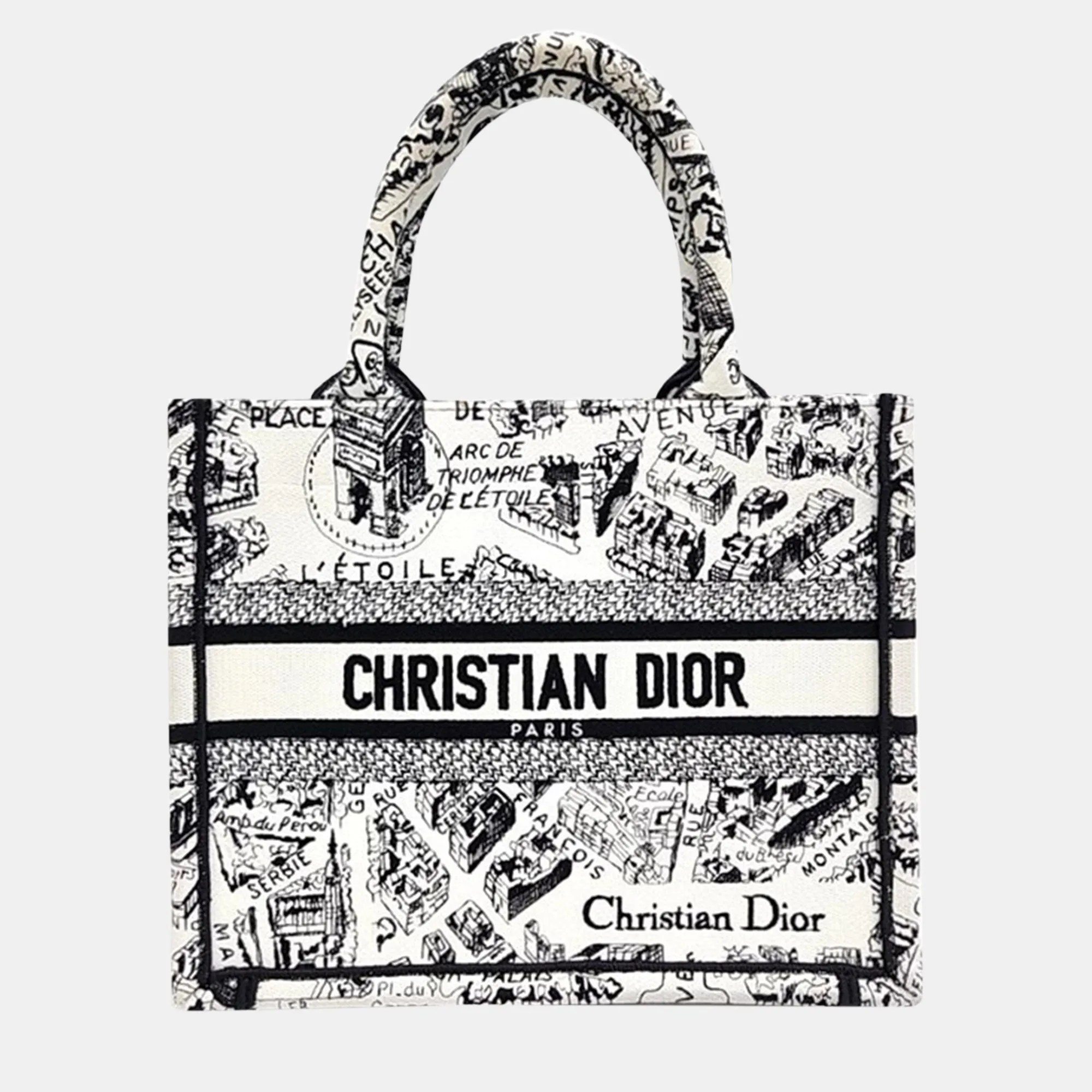 Christian White Canvas Book Tote Bag