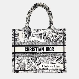 Christian White Canvas Book Tote Bag