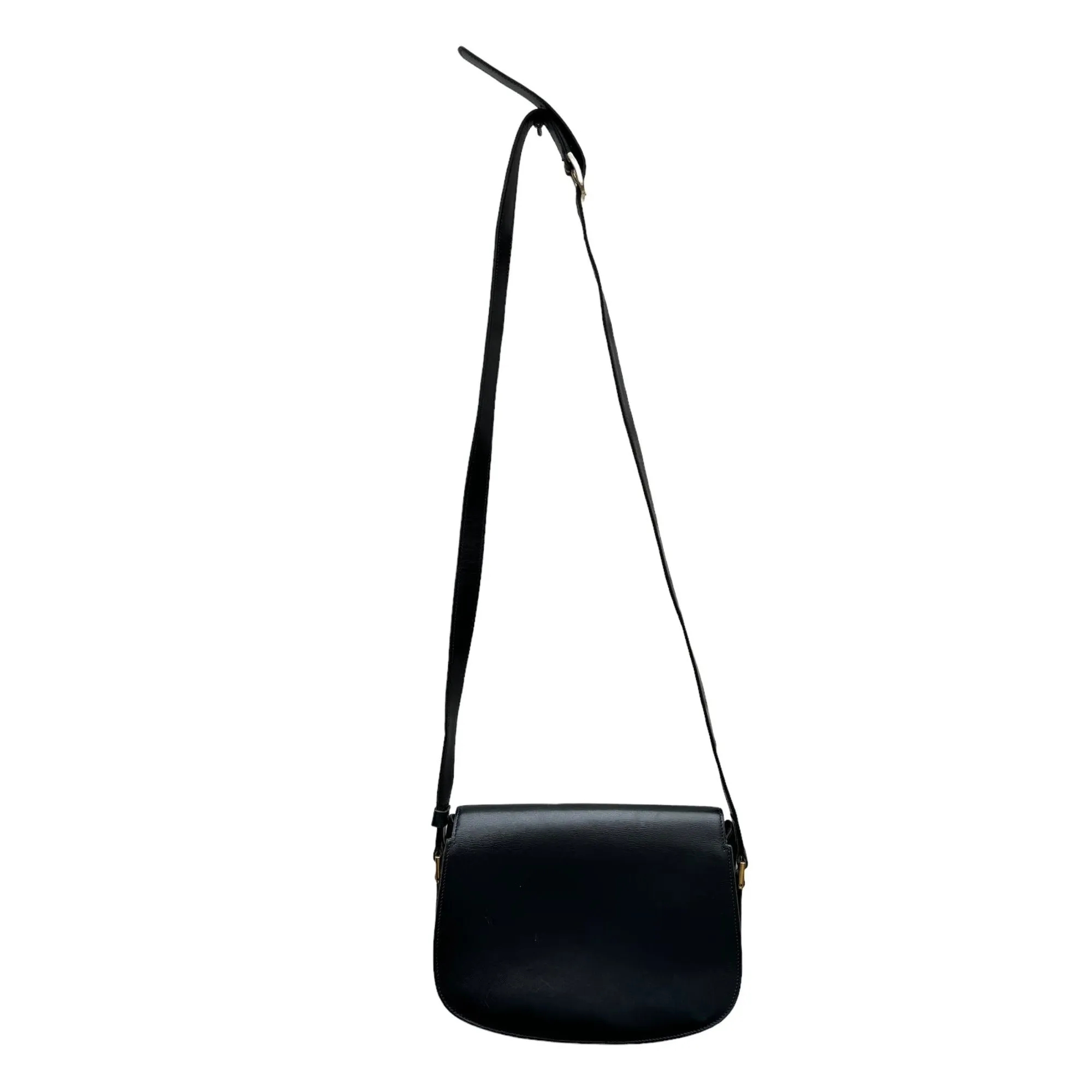 Crecy Vintage Black Leather Bag