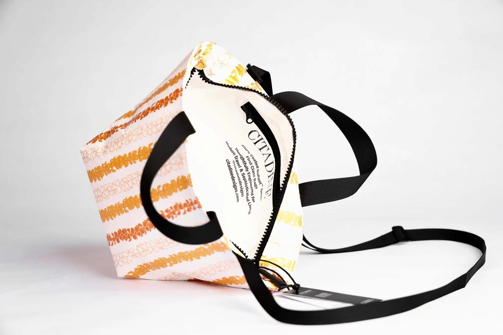 Crossbody Bag Large - Pua Kenikeni Yellow