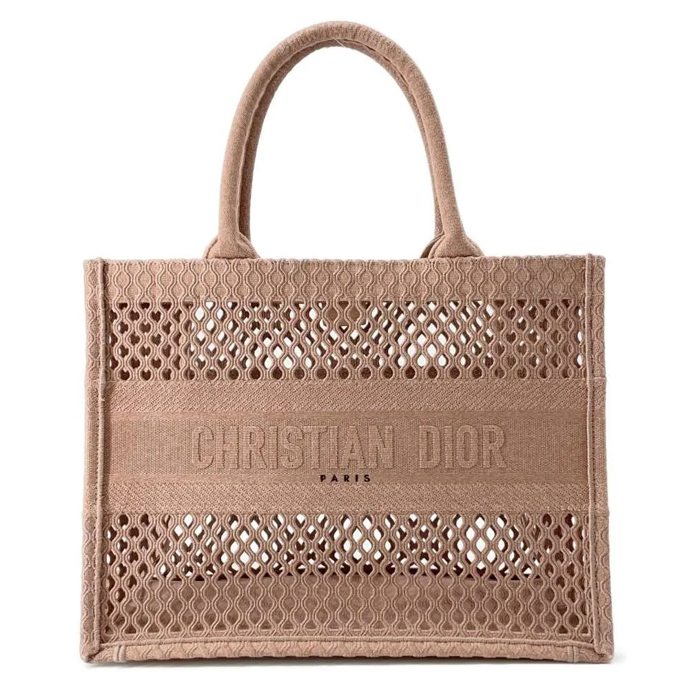 Dior Book tote Pink Canvas Size Medium