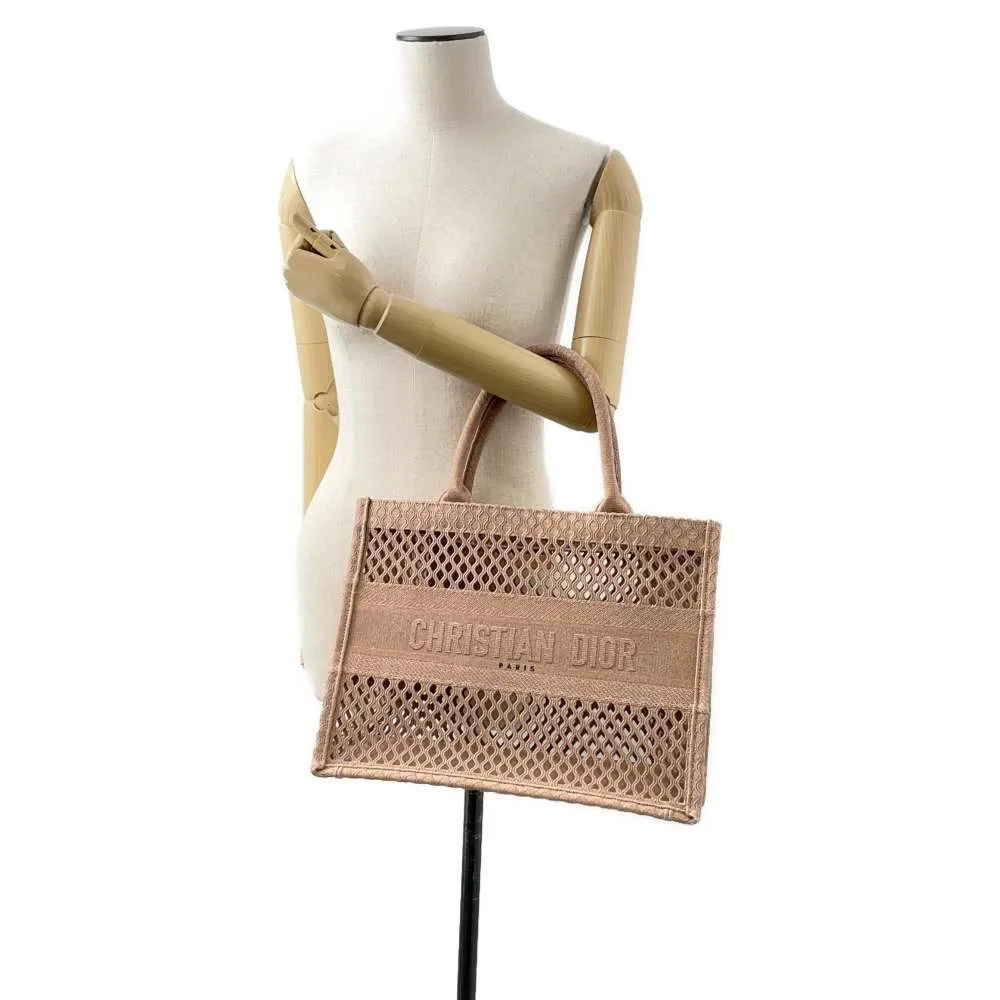 Dior Book tote Pink Canvas Size Medium