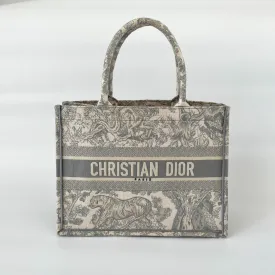 Dior Canvas Book Tote Medium Bag