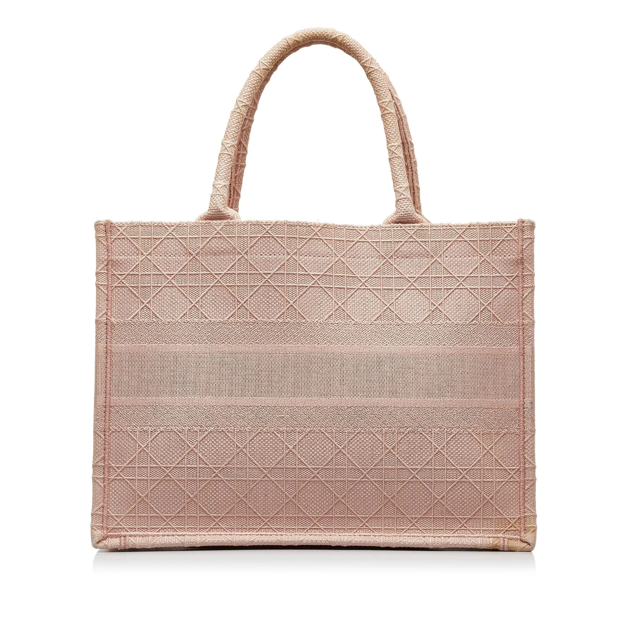 DIOR Medium Cannage Embroidered Book Tote Tote Bag