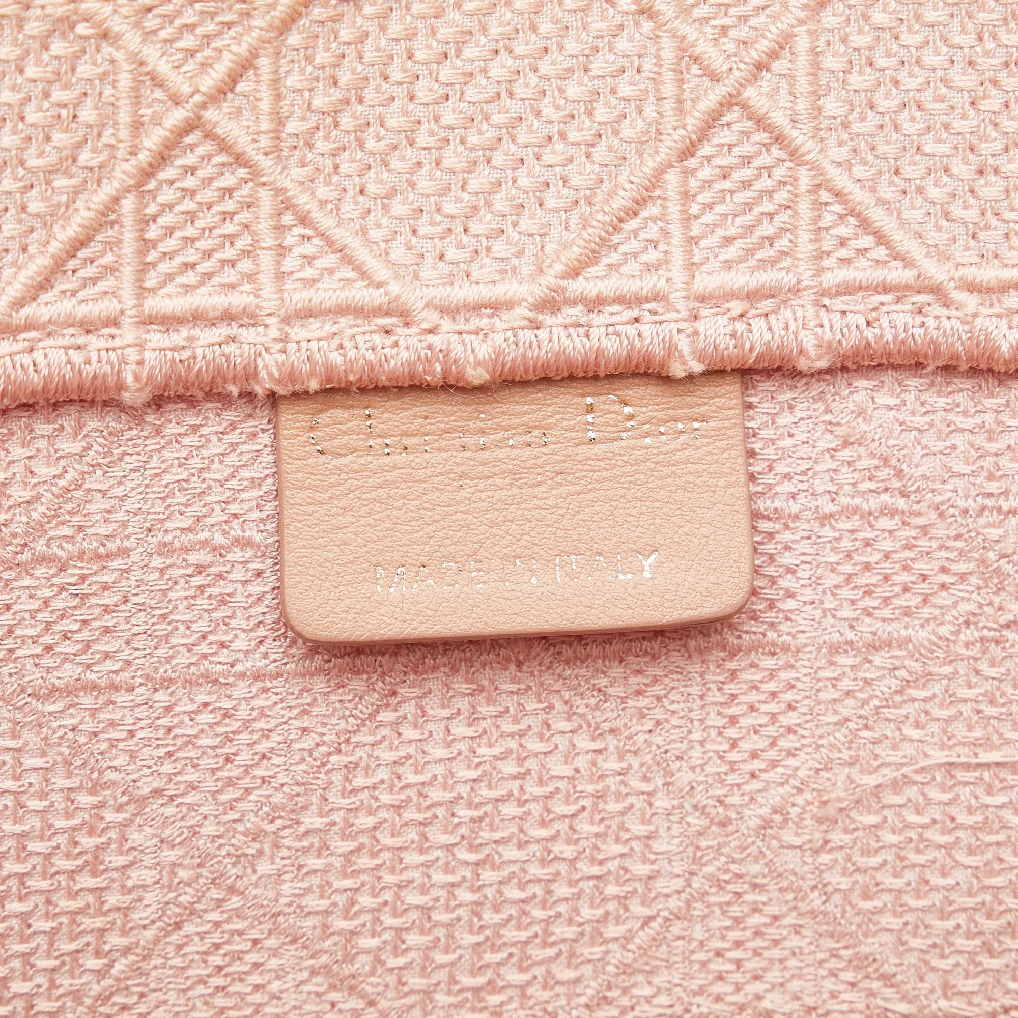 DIOR Medium Cannage Embroidered Book Tote Tote Bag