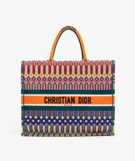 Dior Multicolour Canvas Book Tote RJC1212