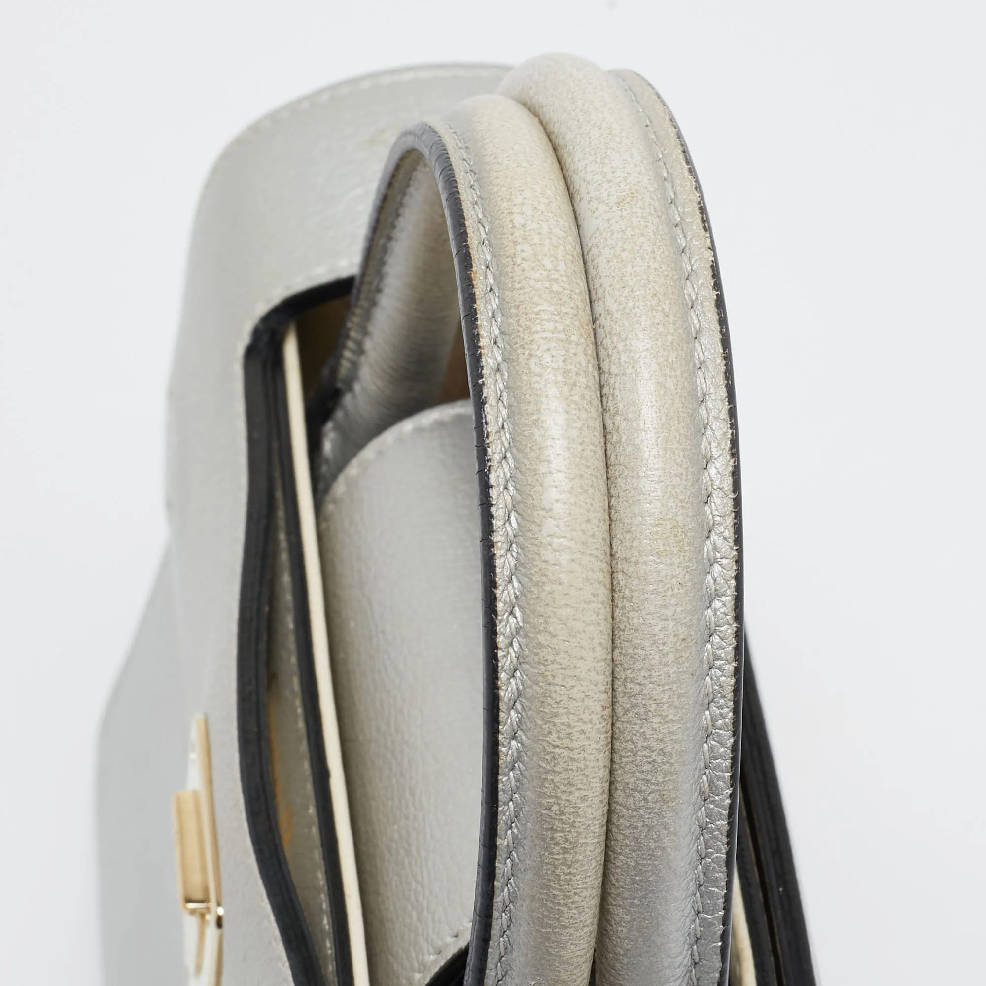 DIOR Silver Leather Mini ever Tote