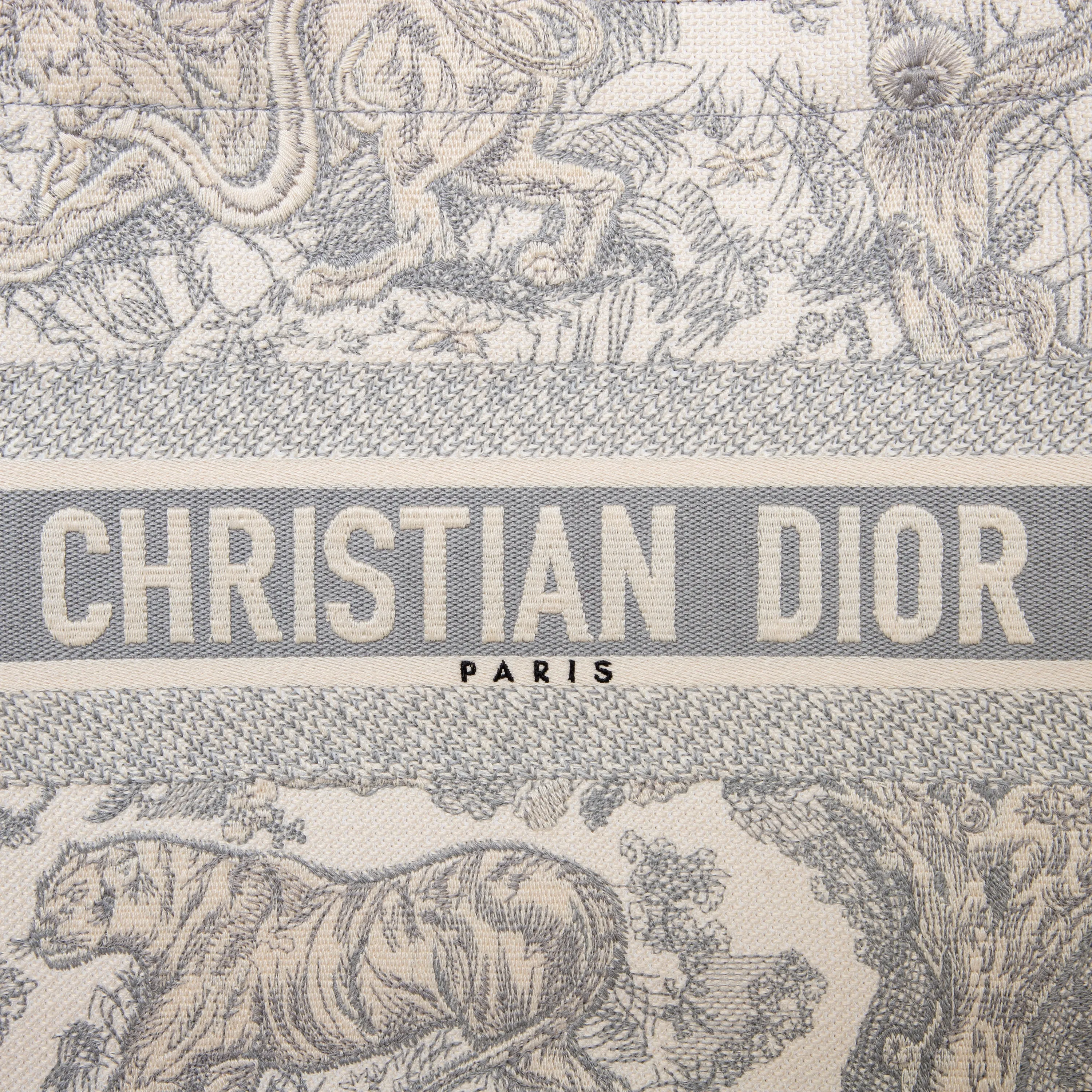 Dior Toile de Jouy Canvas Medium Book Tote  - '20s