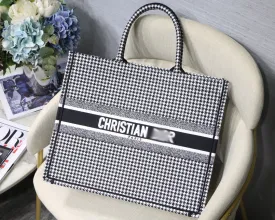 DR027 Book Tote Bag / HIGHEST QUALITY VERSION  S:14.4x11x6.9inch  L:16.3x13.8x7.1inch