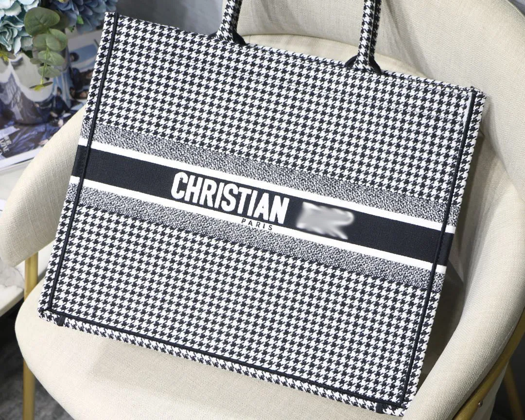 DR027 Book Tote Bag / HIGHEST QUALITY VERSION  S:14.4x11x6.9inch  L:16.3x13.8x7.1inch