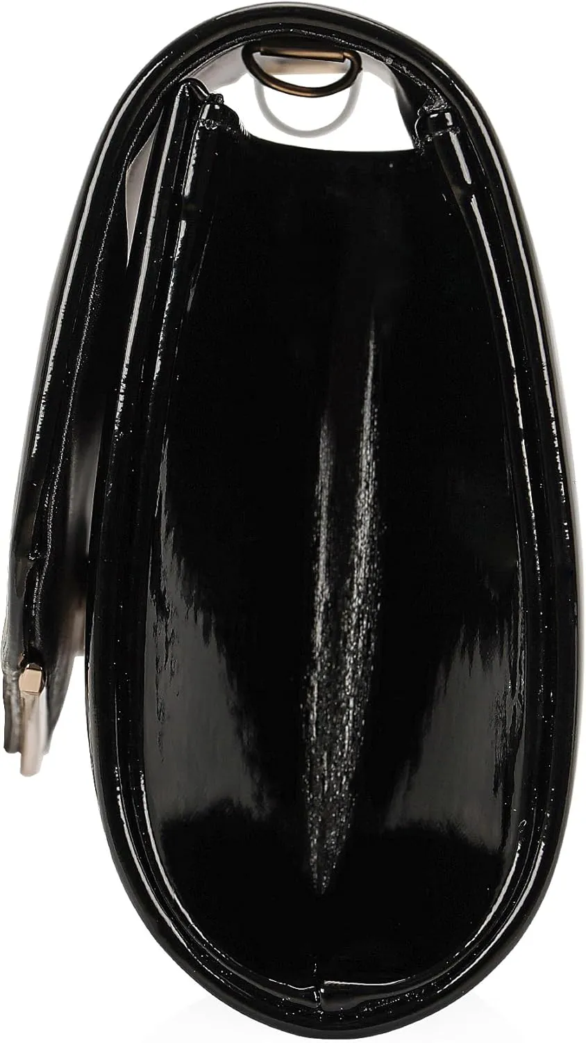 Faux Patent Leather Clutch Bag Women Evening Handbag Envelope Purse for Wedding Prom Party