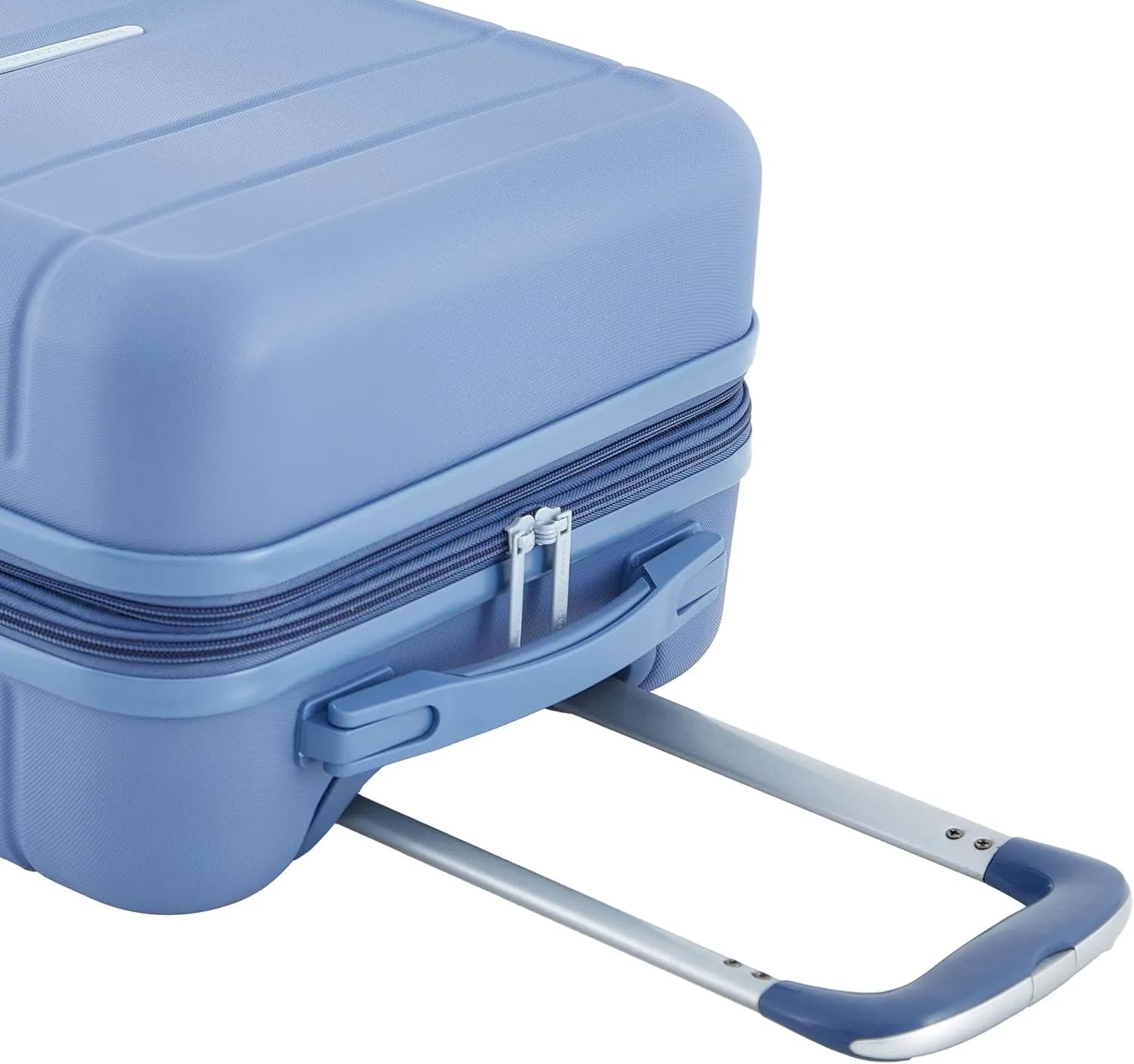 French Connection St. Martin Carry-On Luggage with Cup Holder/USB Ports, Stormy Blue