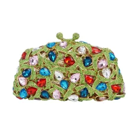 Gina Rhinestone Clutch Evening Bag
