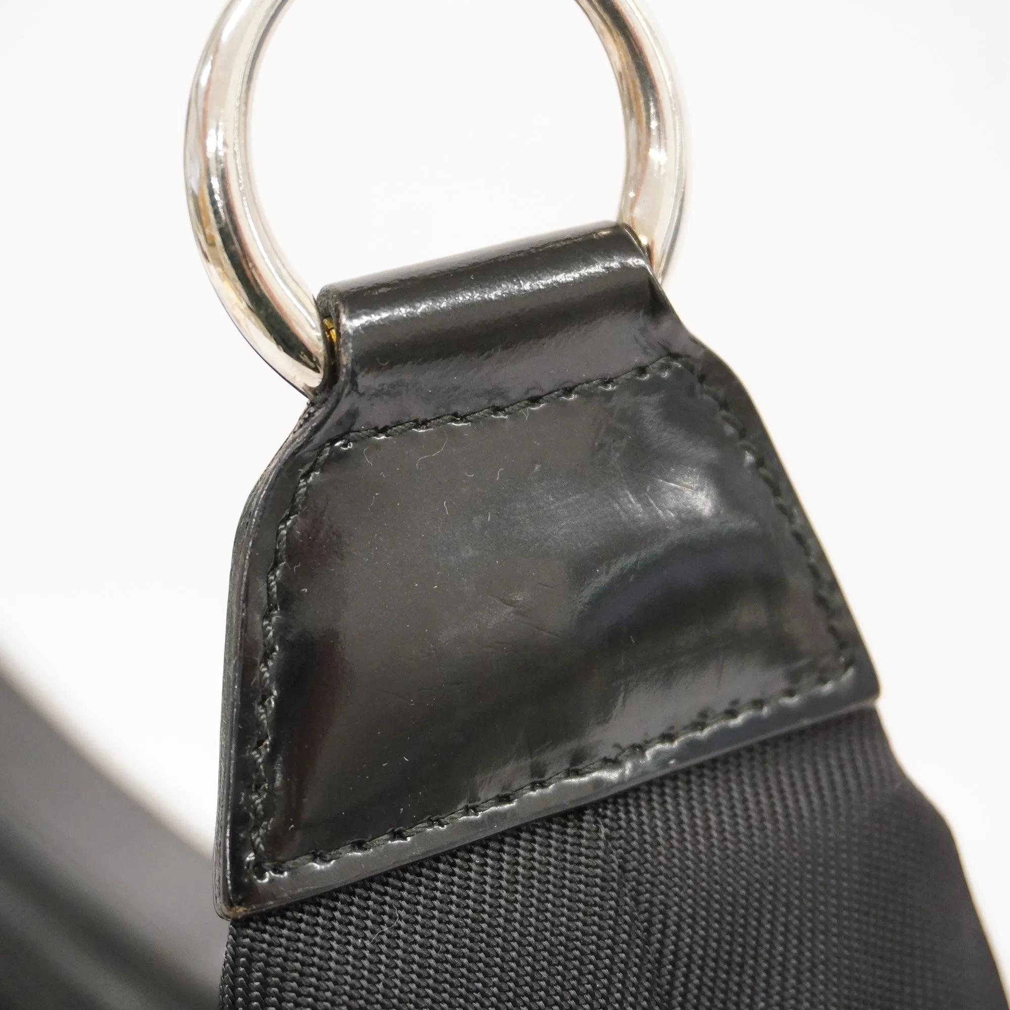 GUCCI  Bamboo Handbag 000 0531 Women's Nylon Black