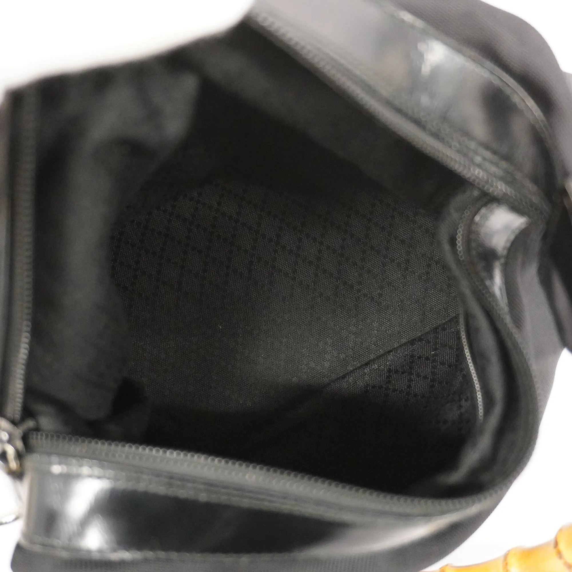 GUCCI  Bamboo Handbag 000 0531 Women's Nylon Black
