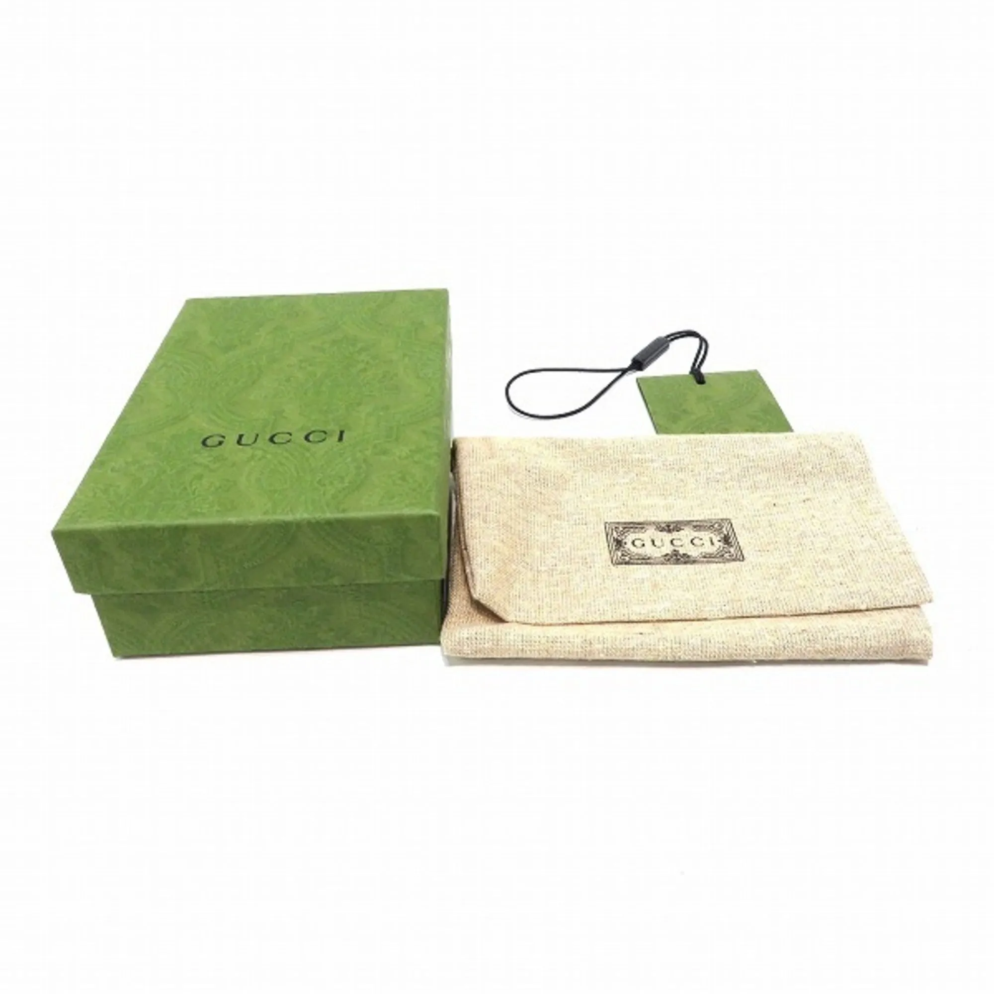 GUCCI GG Marmont 428737 Black Card Case Brand Accessory Unisex