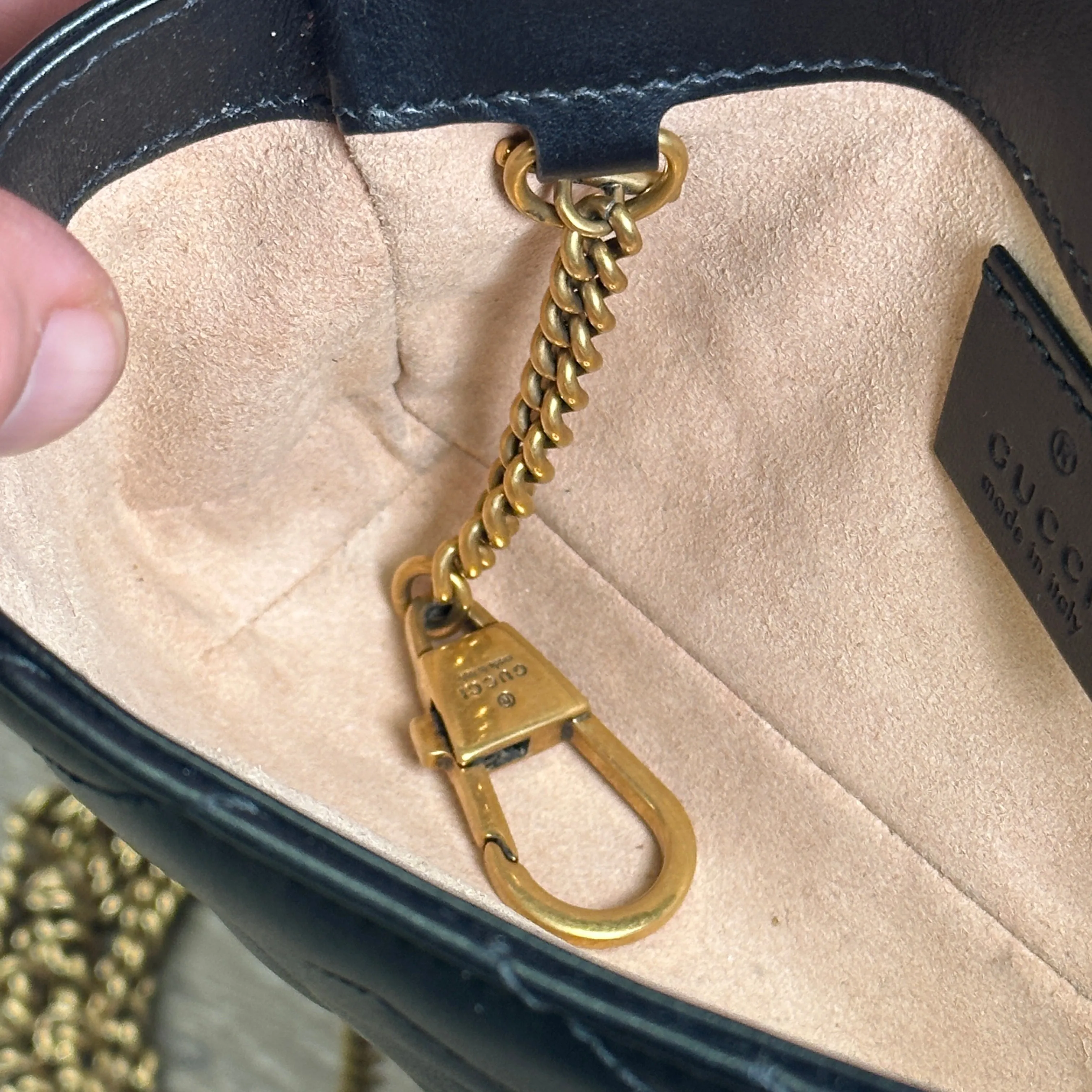 Gucci GG Marmont Super Mini Bag - Black
