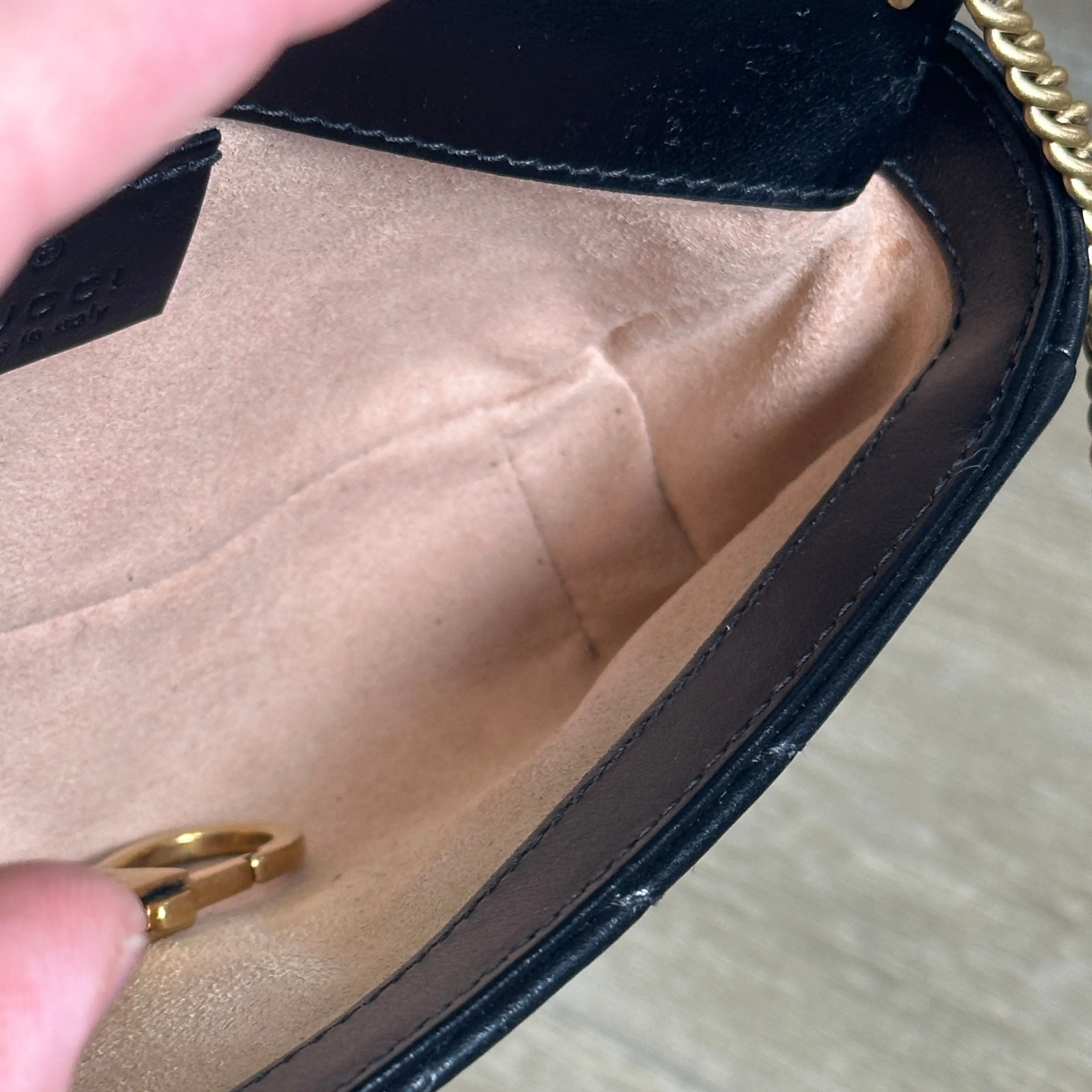 Gucci GG Marmont Super Mini Bag - Black