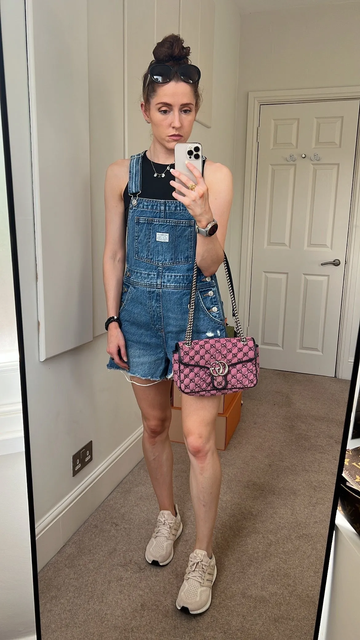 Gucci GG Pink Marmont Small Shoulder Bag (RRP £1,570)