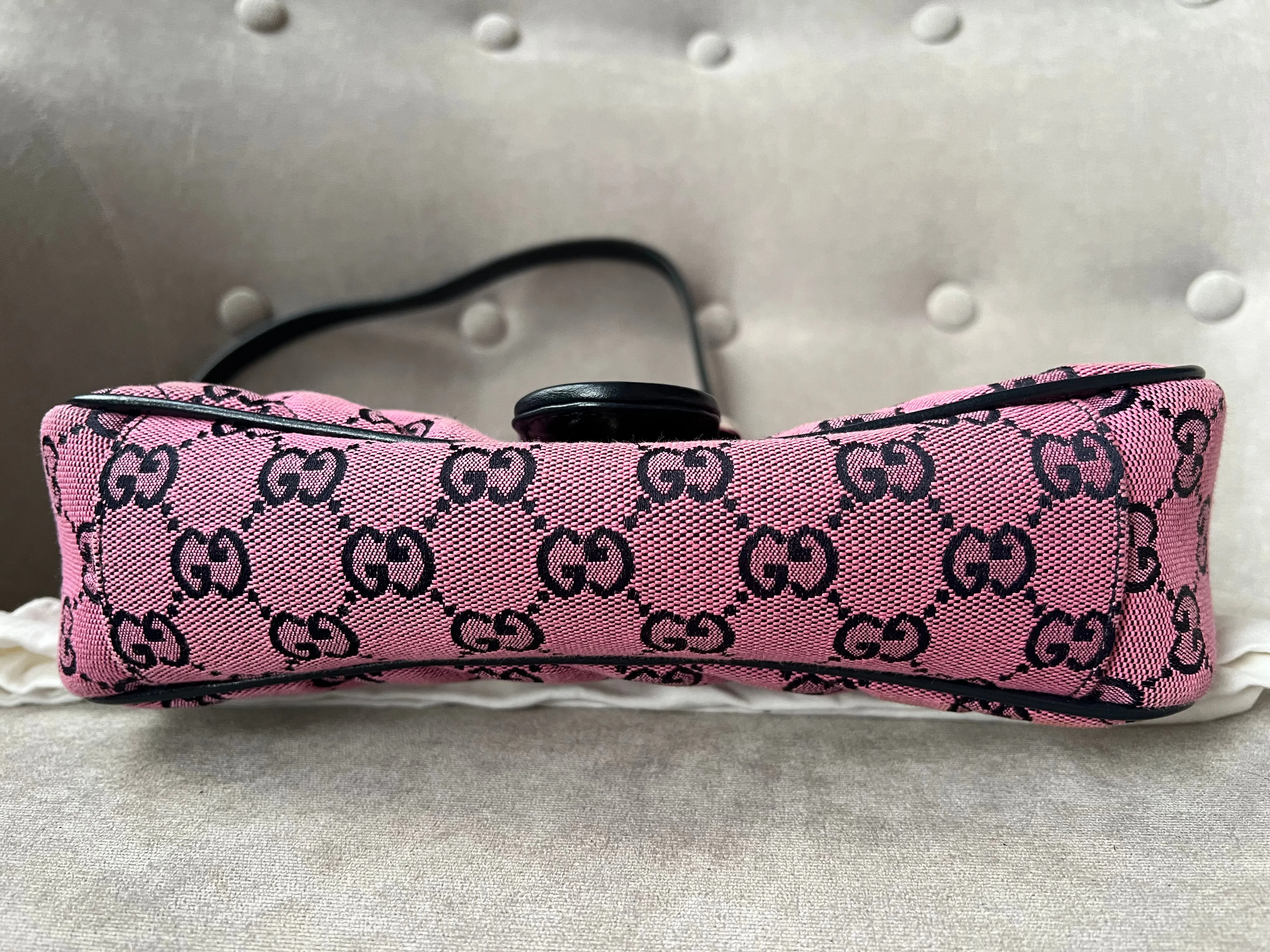 Gucci GG Pink Marmont Small Shoulder Bag (RRP £1,570)