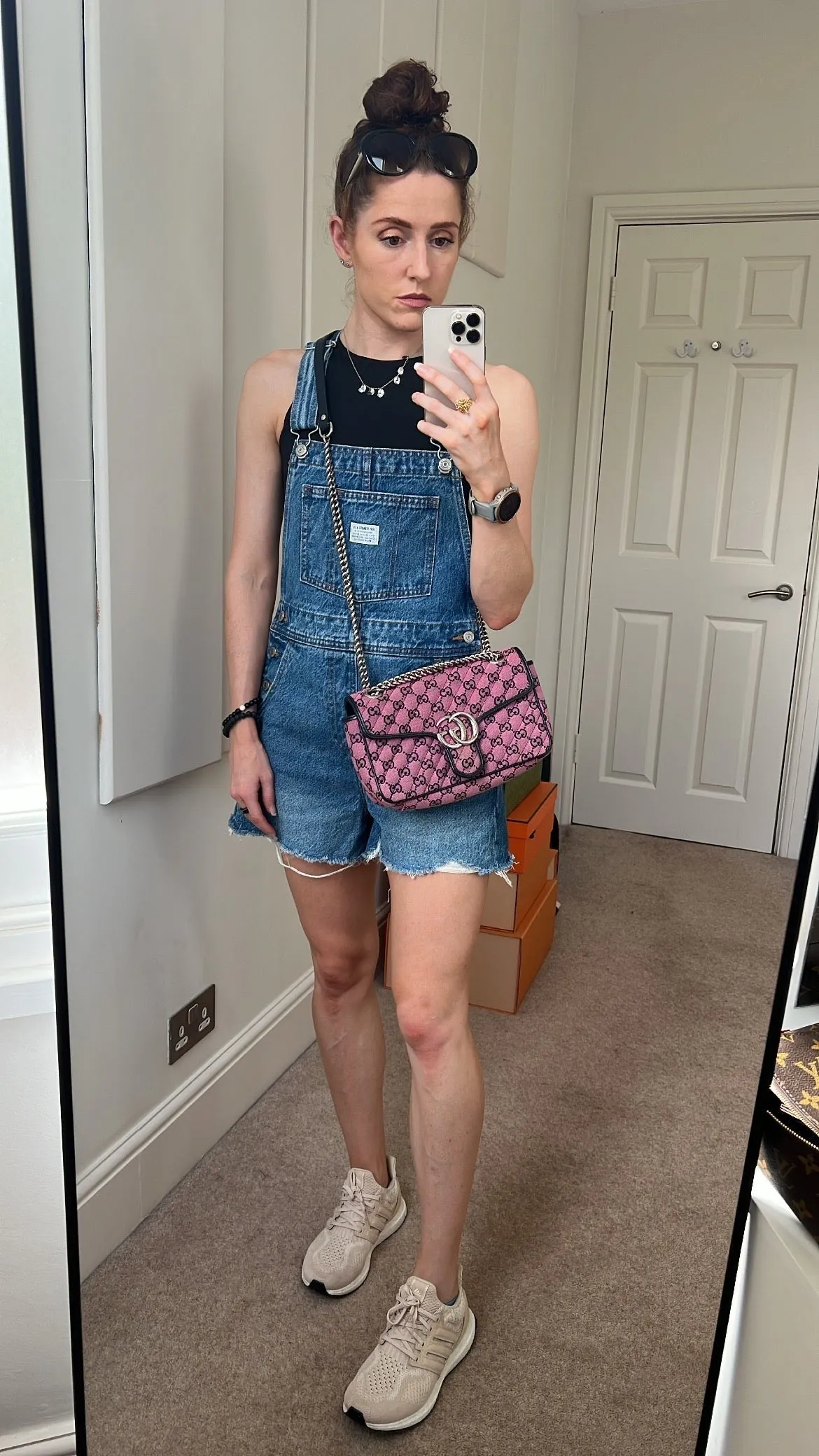 Gucci GG Pink Marmont Small Shoulder Bag (RRP £1,570)