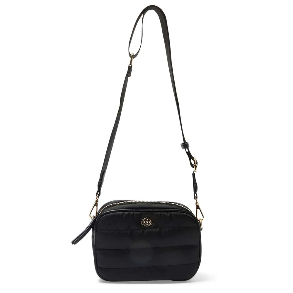 Jewel Handbag in Black Nylon