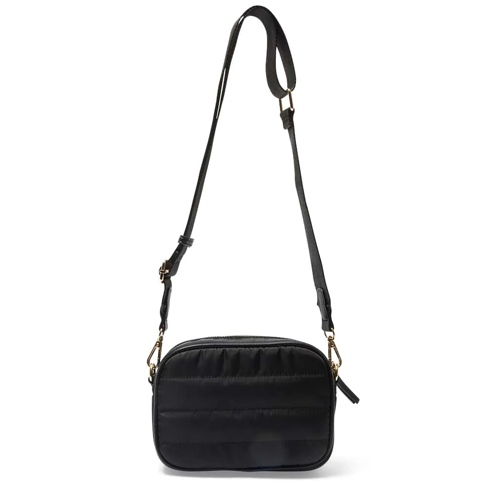 Jewel Handbag in Black Nylon