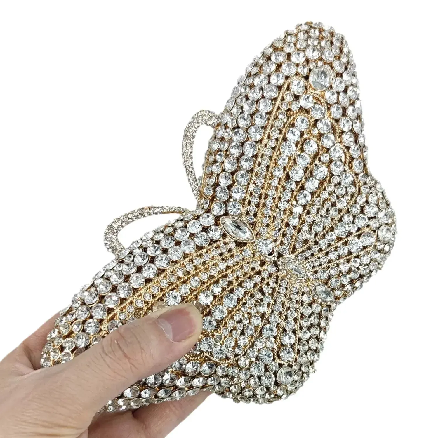 Kori Crystal Butterfly  Evening Clutch Bag