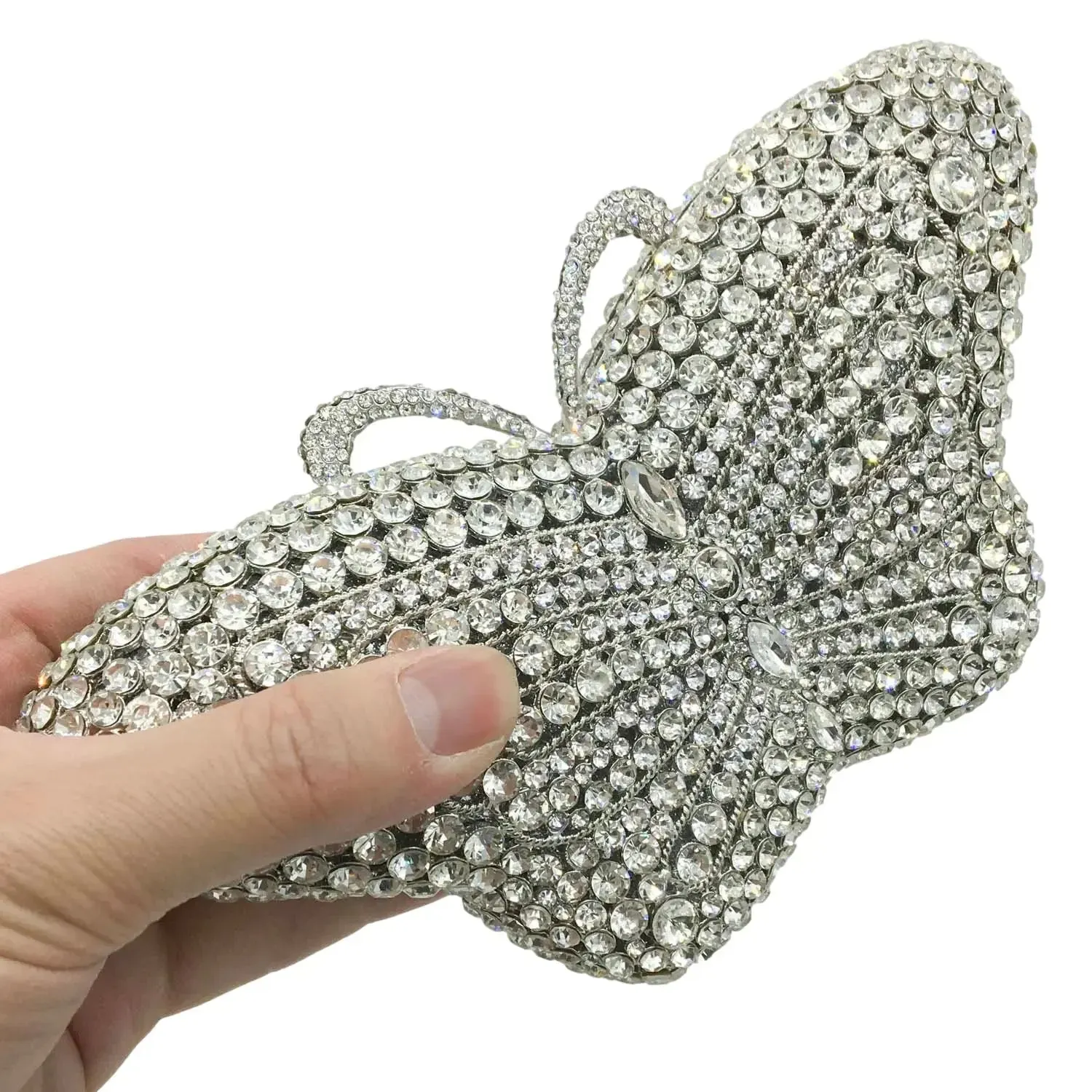 Kori Crystal Butterfly  Evening Clutch Bag